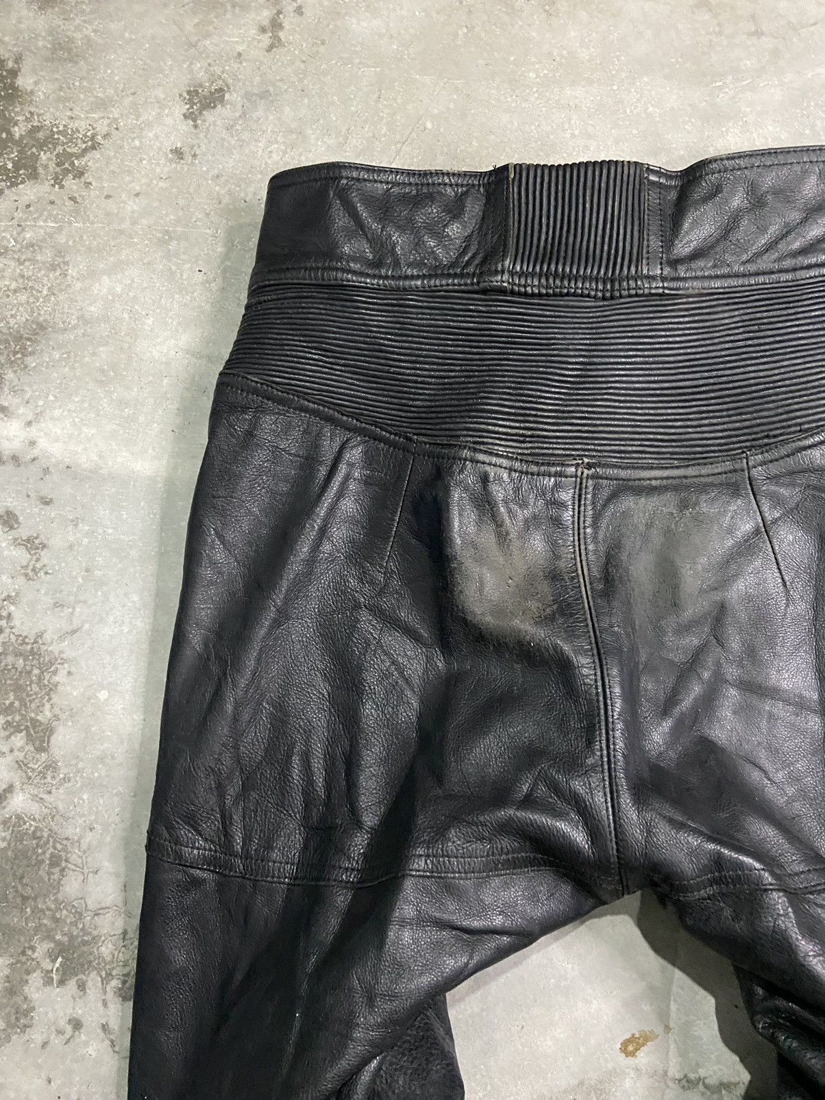 Rare🔥 Vintage Plicana Leather Biker Superbike Pants