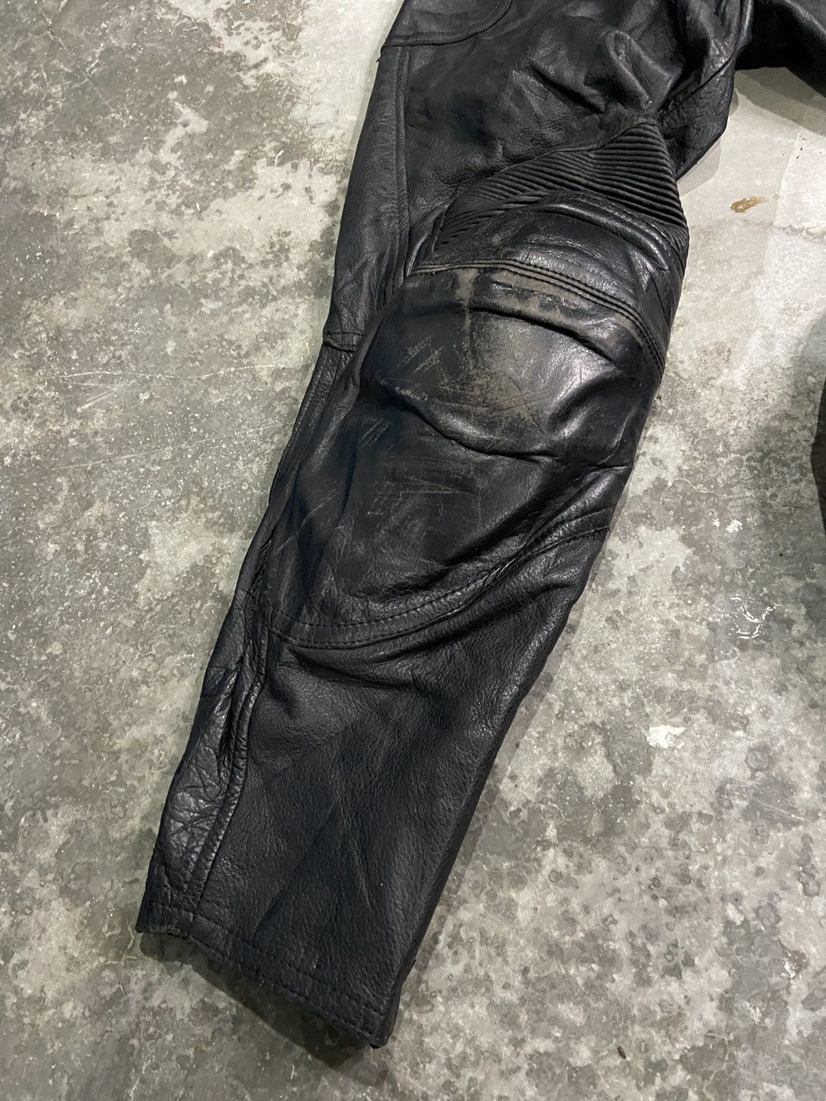 Rare🔥 Vintage Plicana Leather Biker Superbike Pants