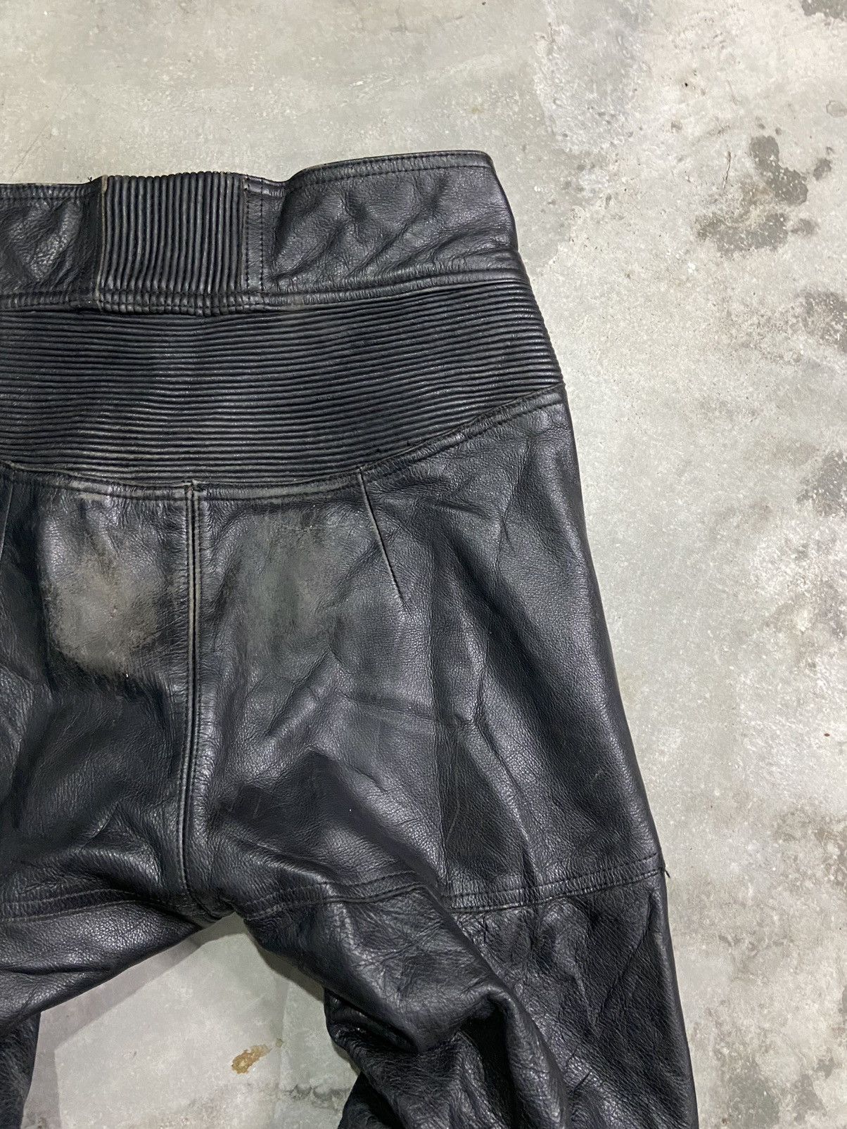 Rare🔥 Vintage Plicana Leather Biker Superbike Pants