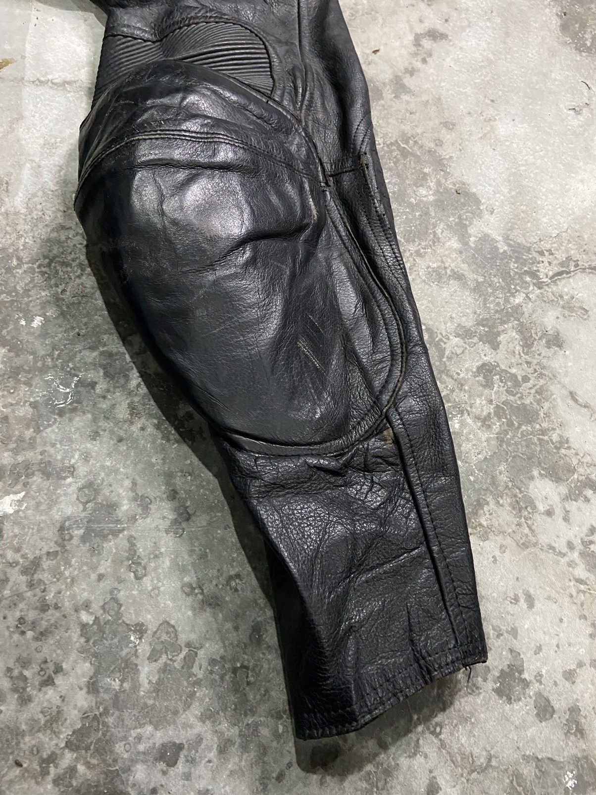 Rare🔥 Vintage Plicana Leather Biker Superbike Pants