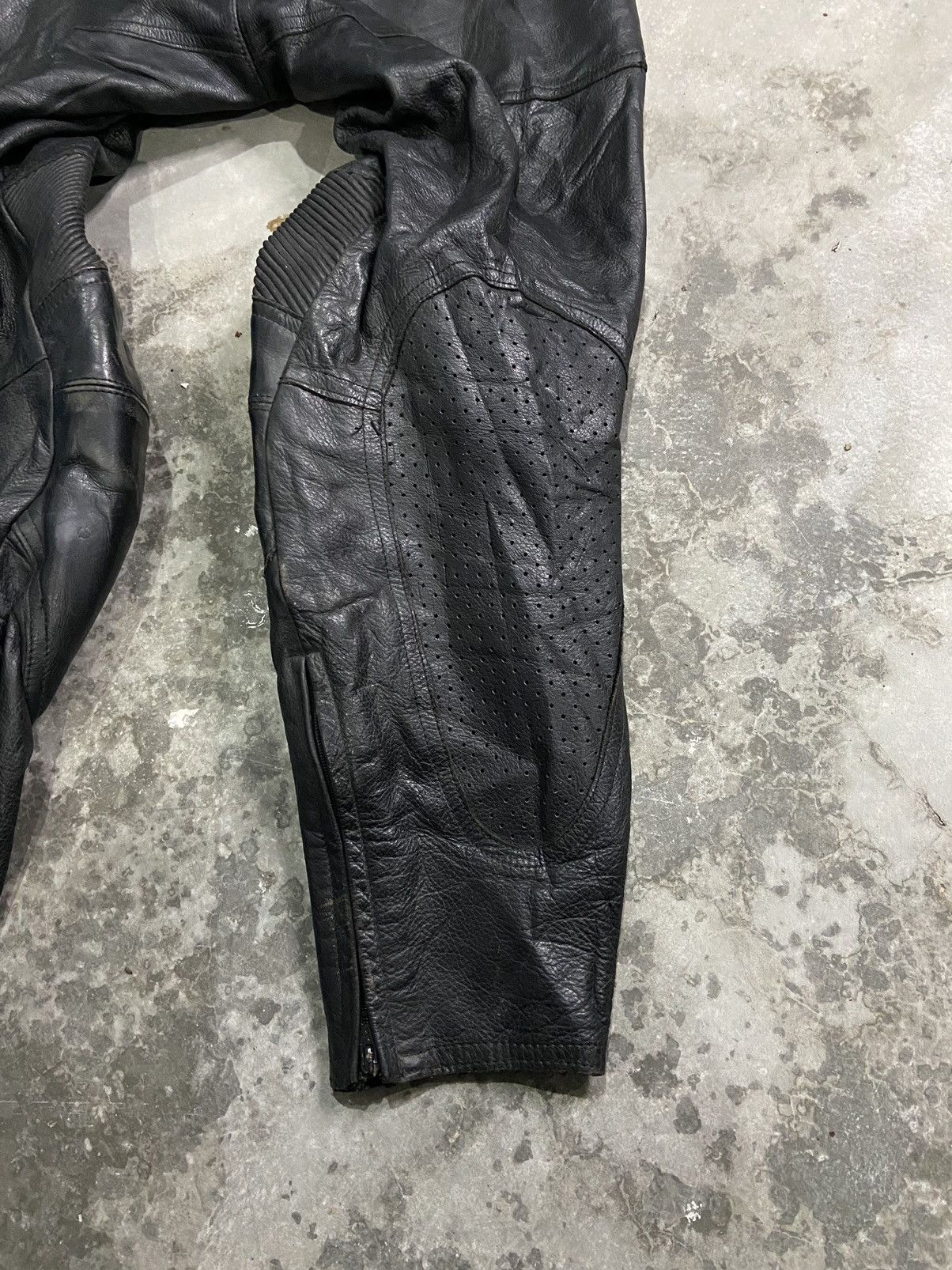 Rare🔥 Vintage Plicana Leather Biker Superbike Pants