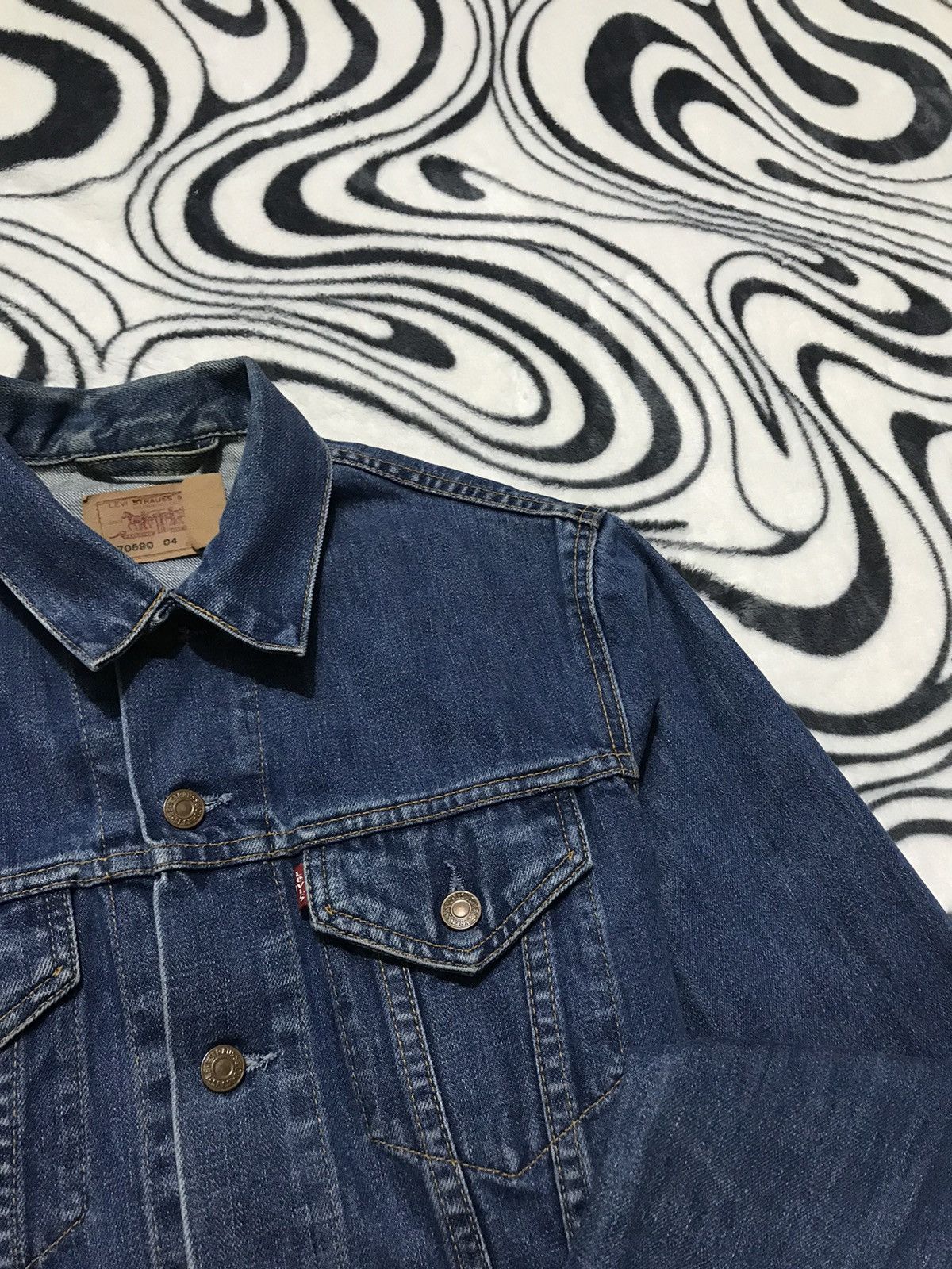 Levi's Vintage Levis Denim Jacket Jeans Size US L / EU 52-54 / 3 - 3 Thumbnail