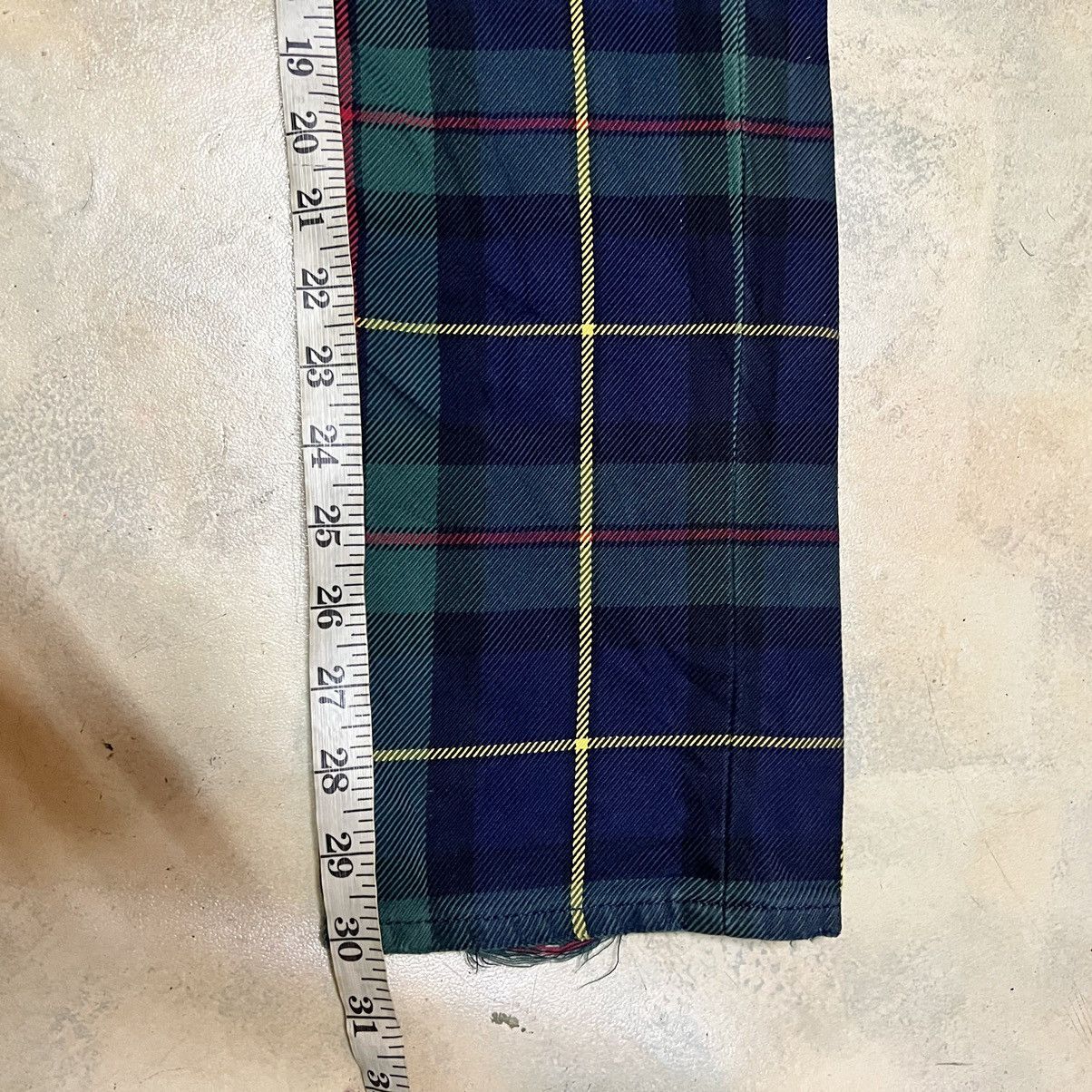 Polo Ralph Lauren Polo Ralph Lauren Green Tartan Pants Size US 31 - 16 Thumbnail
