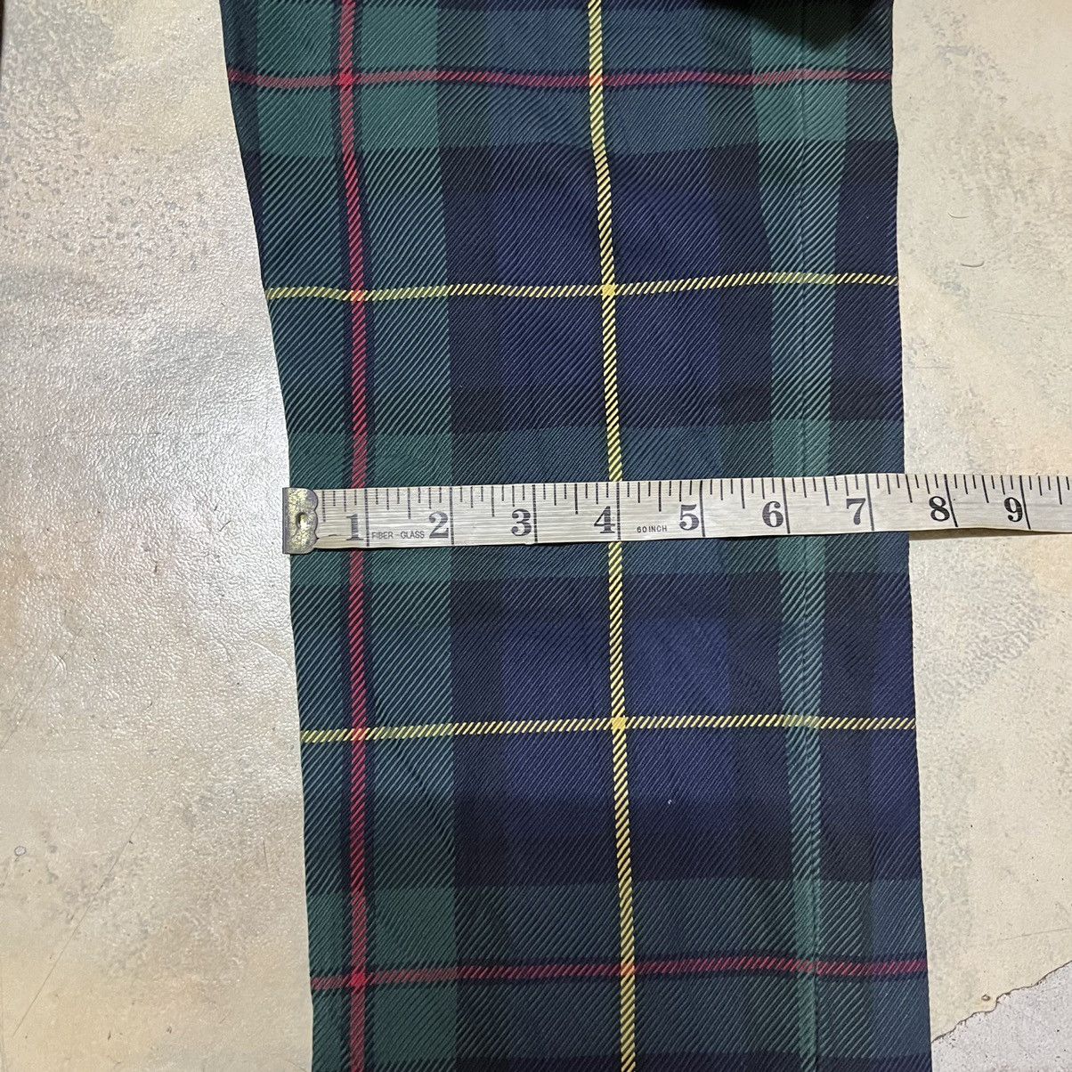 Polo Ralph Lauren Polo Ralph Lauren Green Tartan Pants Size US 31 - 14 Thumbnail