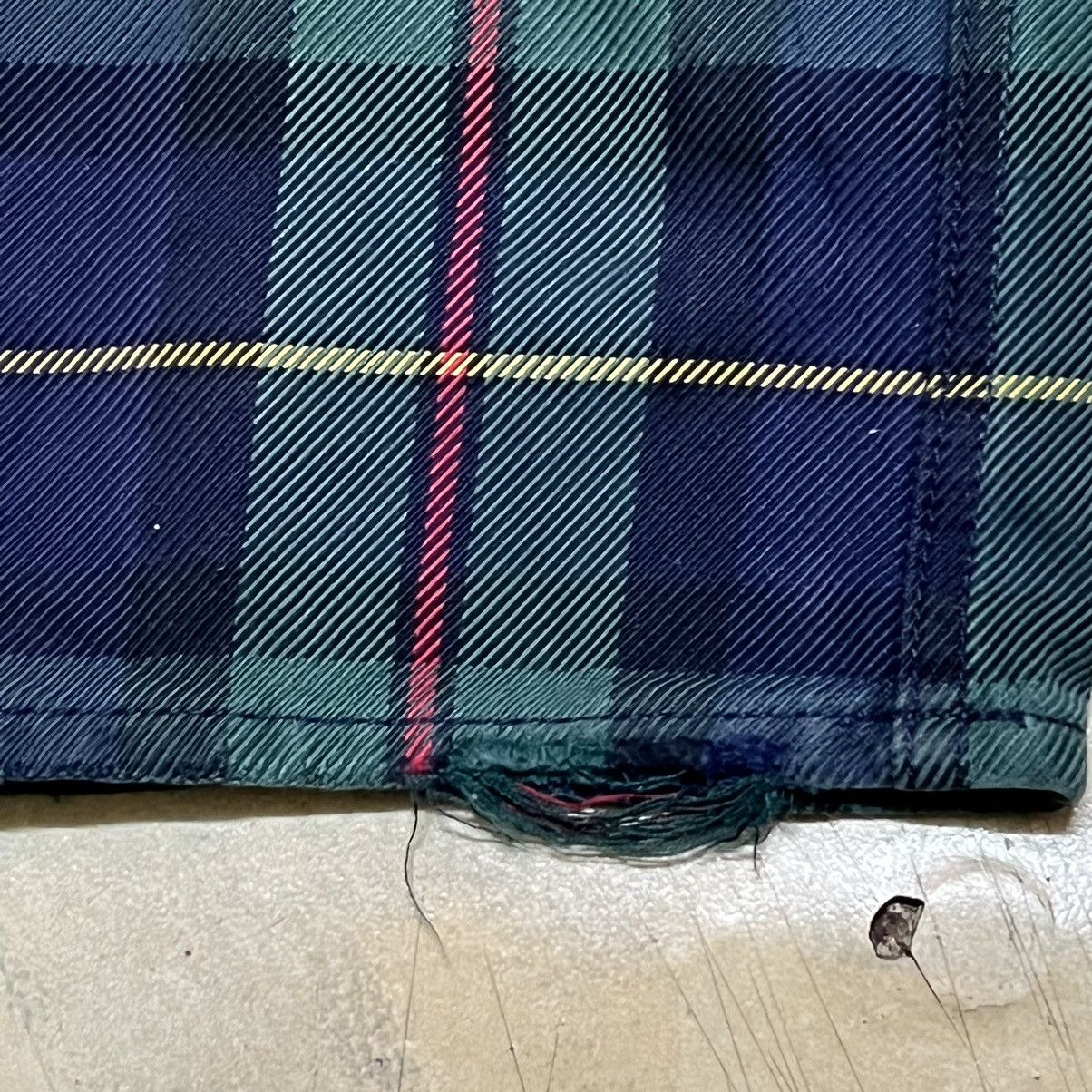 Polo Ralph Lauren Polo Ralph Lauren Green Tartan Pants Size US 31 - 22 Thumbnail