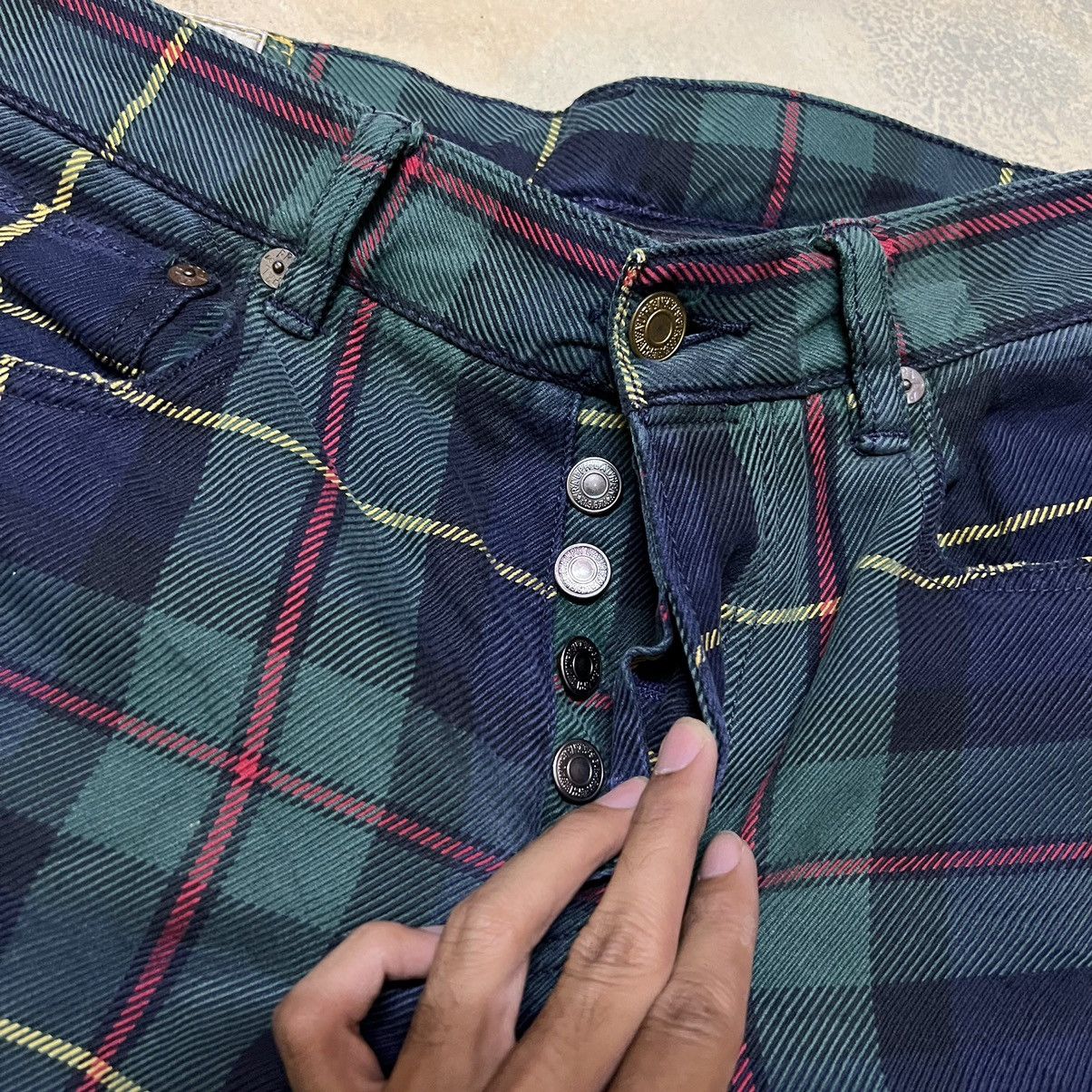 Polo Ralph Lauren Polo Ralph Lauren Green Tartan Pants Size US 31 - 6 Thumbnail