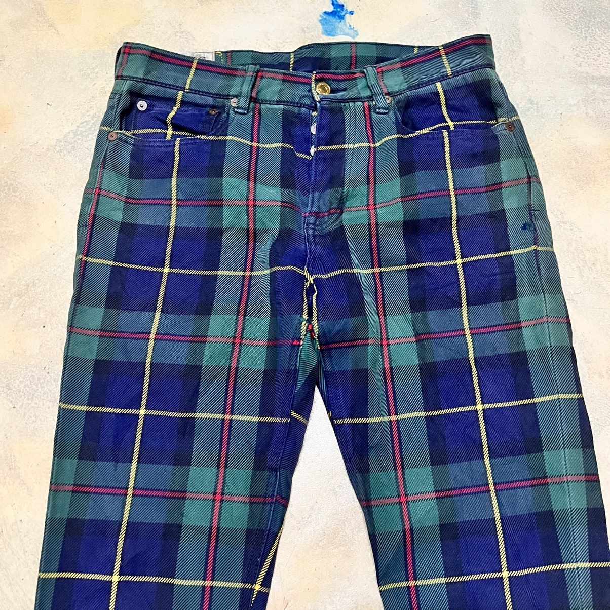 Polo Ralph Lauren Polo Ralph Lauren Green Tartan Pants Size US 31 - 3 Thumbnail