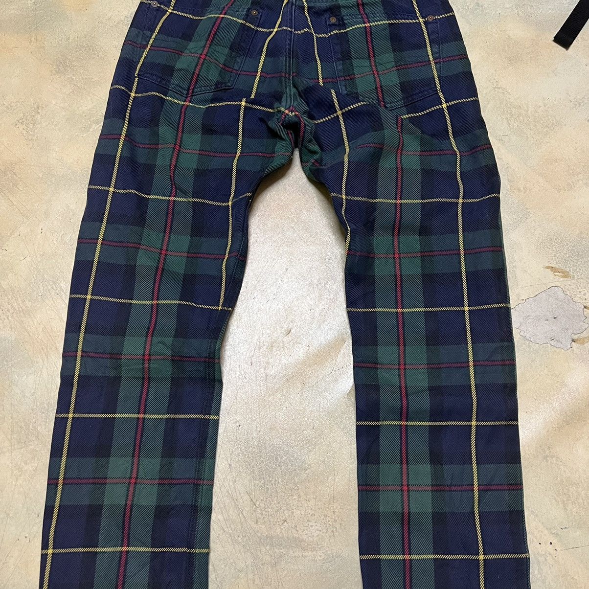 Polo Ralph Lauren Polo Ralph Lauren Green Tartan Pants Size US 31 - 20 Thumbnail