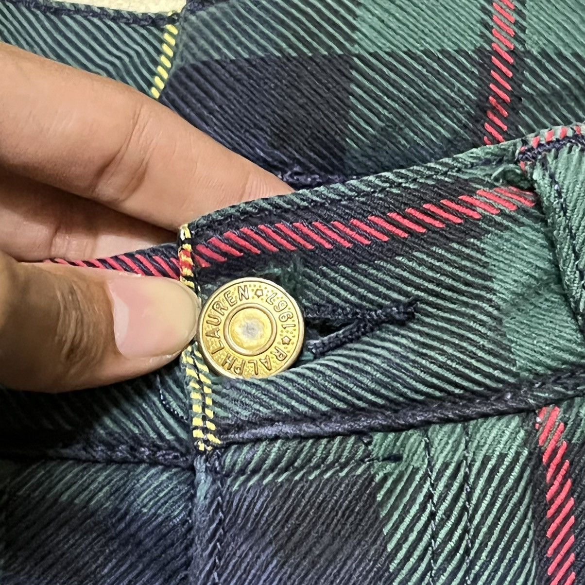 Polo Ralph Lauren Polo Ralph Lauren Green Tartan Pants Size US 31 - 7 Thumbnail