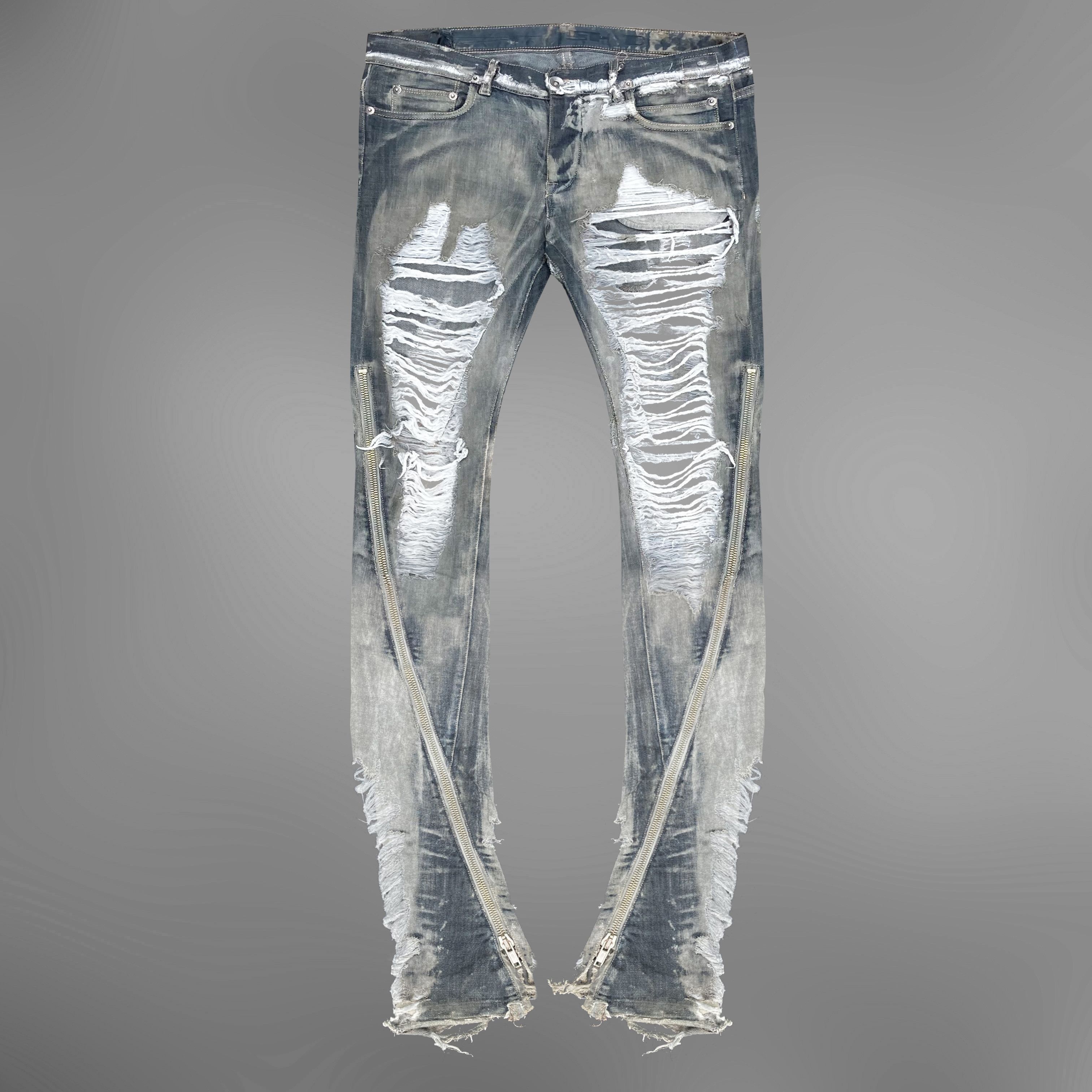 Rick Owens DRKSHDW Stutter Hog Wash Banana Cuts