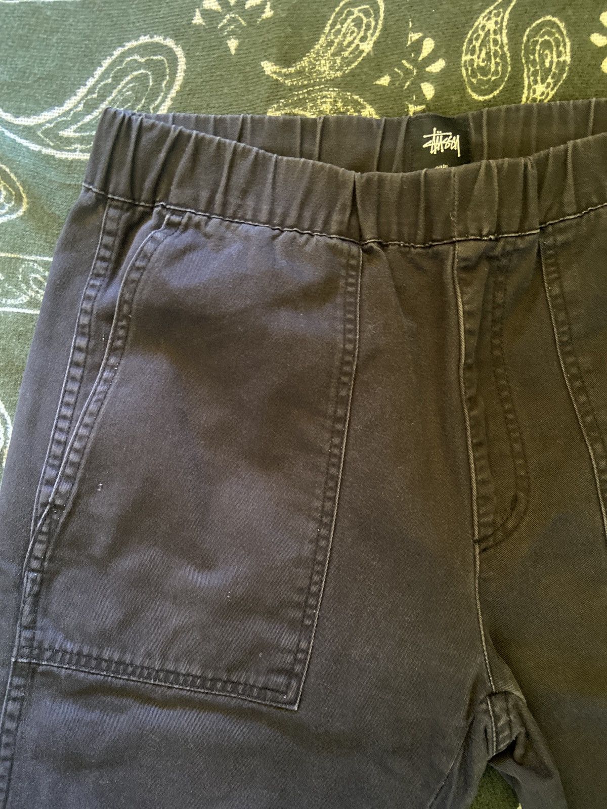 image of Stussy Fatigue Pant in Faded Black, Men's (Size 31)