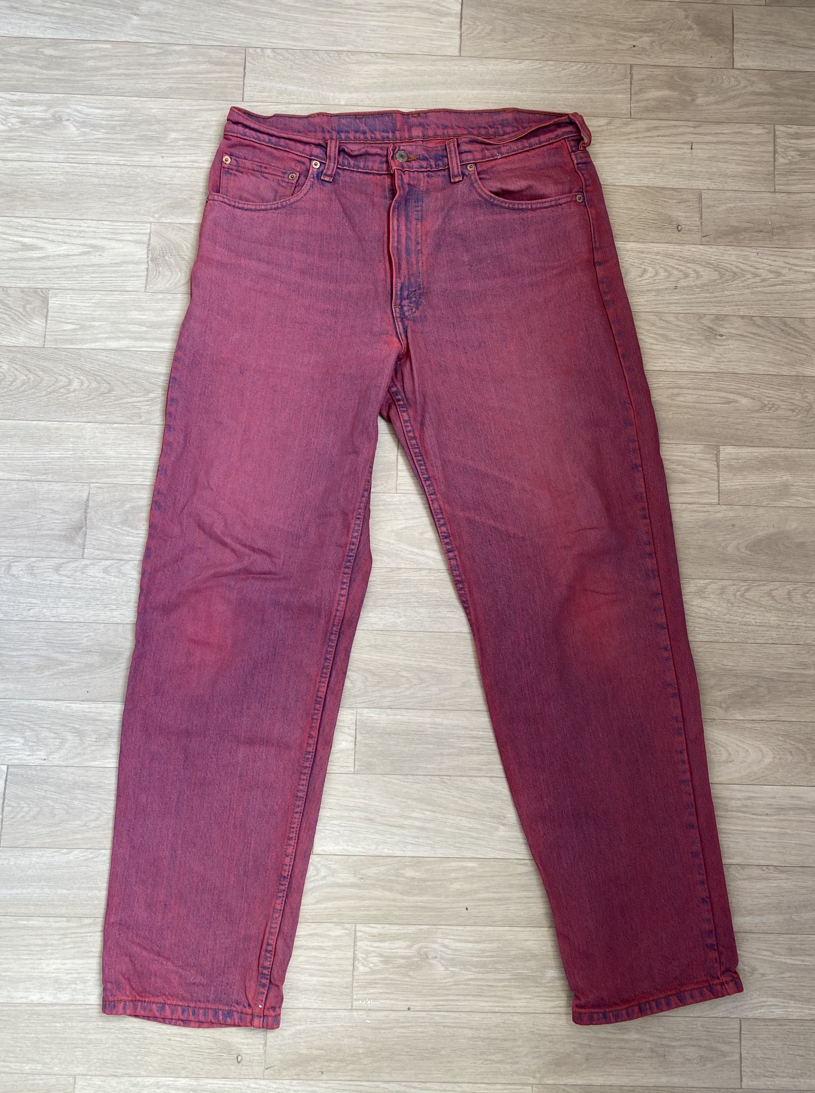 Levi's Vintage Levi’s 555 pink purple jeans Size US 36 / EU 52 - 7 Thumbnail