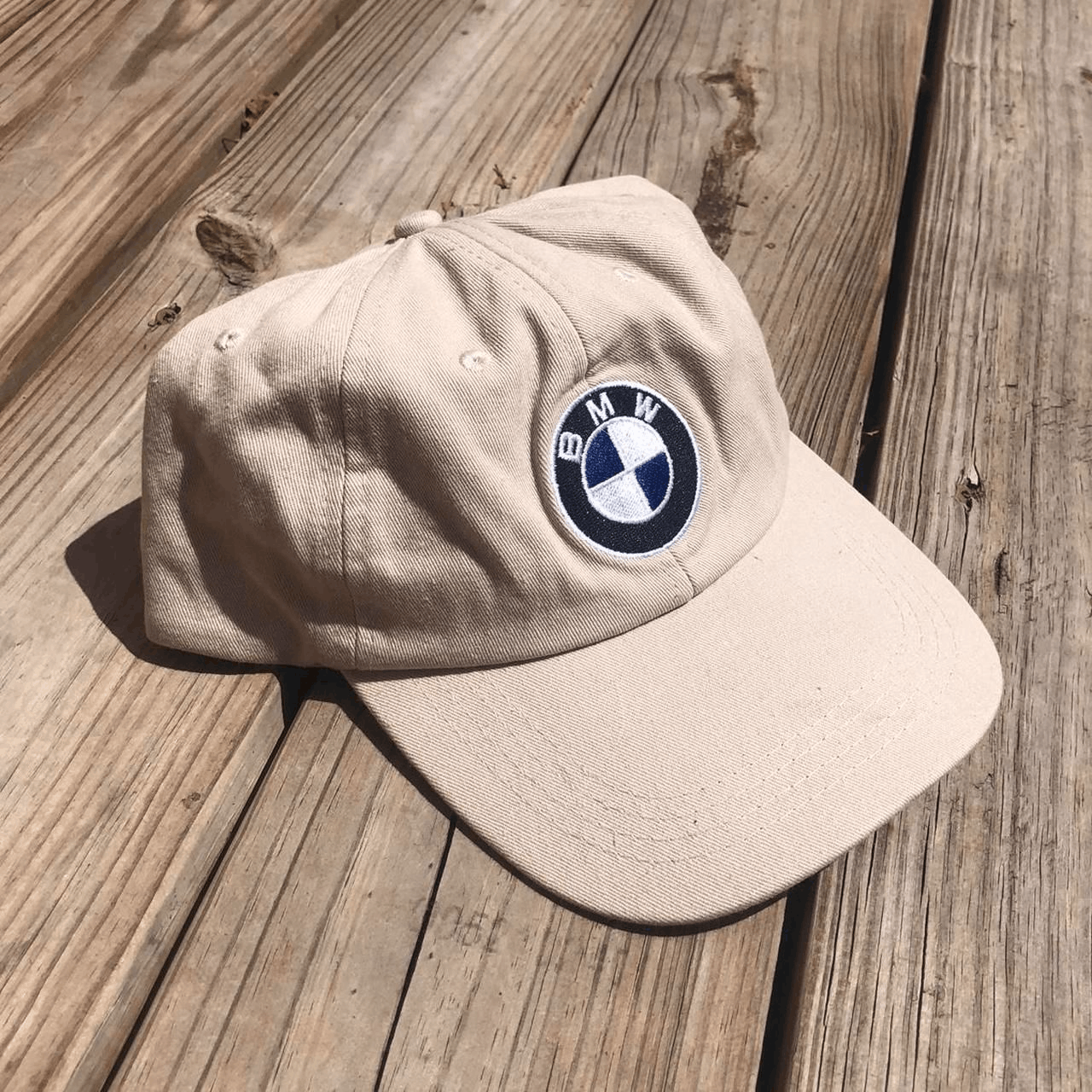 Bmw × Streetwear × Vintage Vintage Y2K BMW Dad Hat Khaki | Grailed