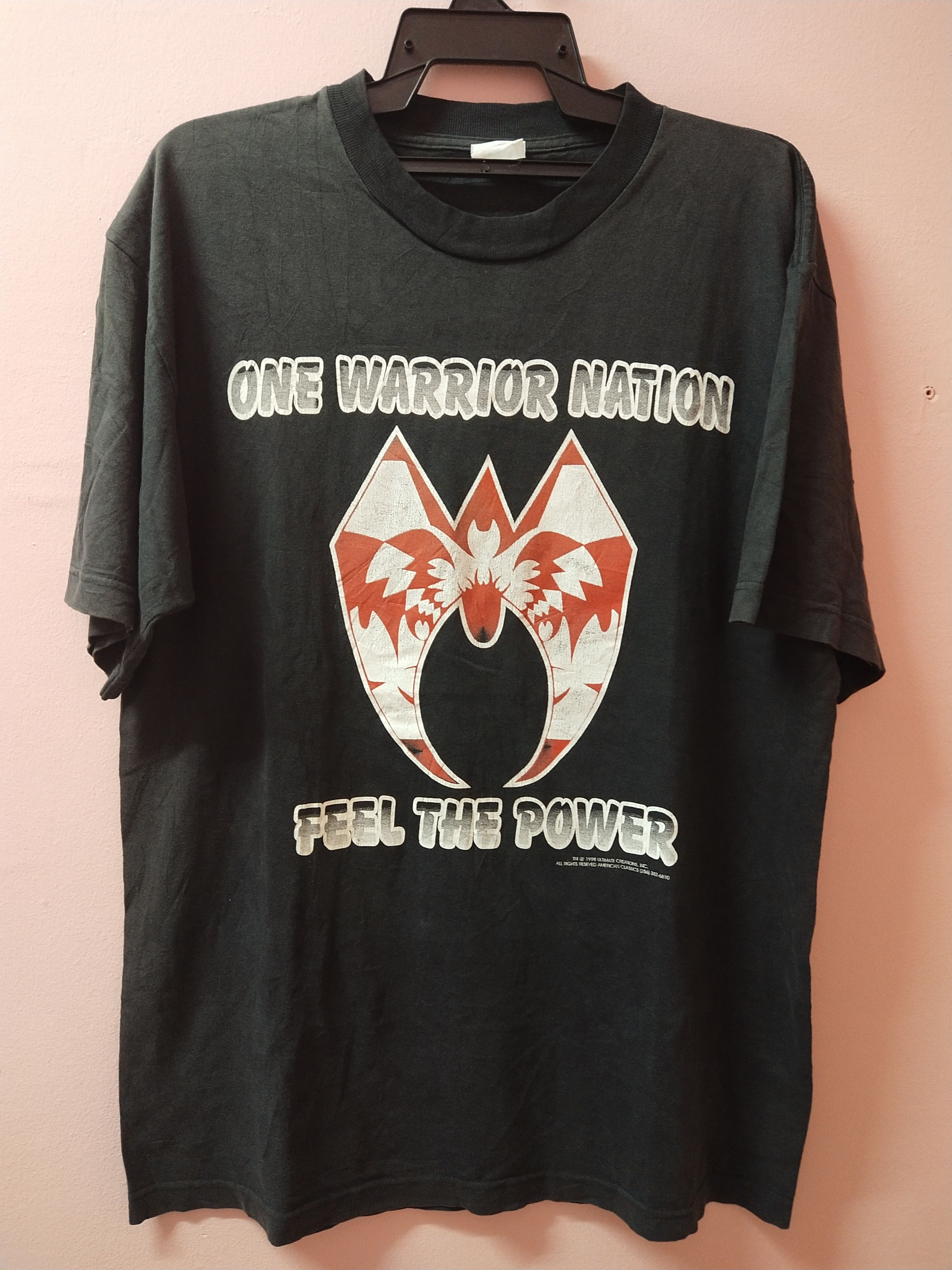 Vintage × WWE × WWF TRUE VTG ONE WARRIOR NATION FEEL THE POWER WWE,WWF,WCW©98 Size US L / EU 52-54 / 3 - 1 Thumbnail