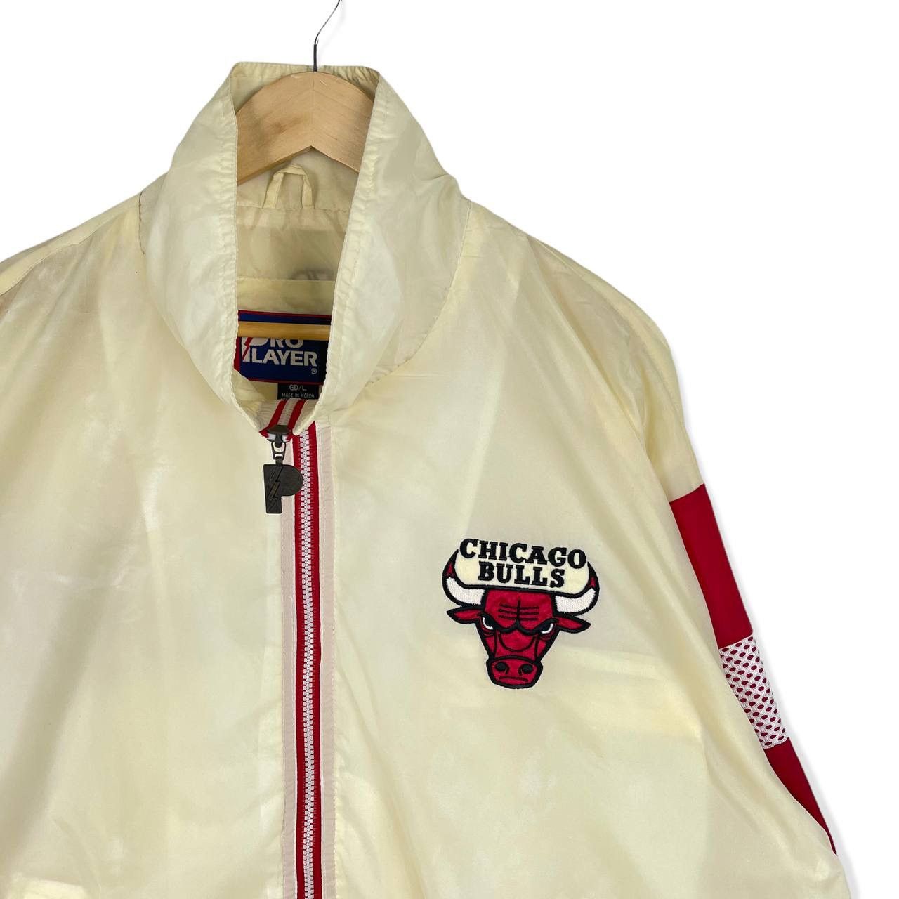 NBA × Pro Player Vintage Pro Player Nba Fan Apparel Chicago Bulls Jacket Size US L / EU 52-54 / 3 - 6 Thumbnail