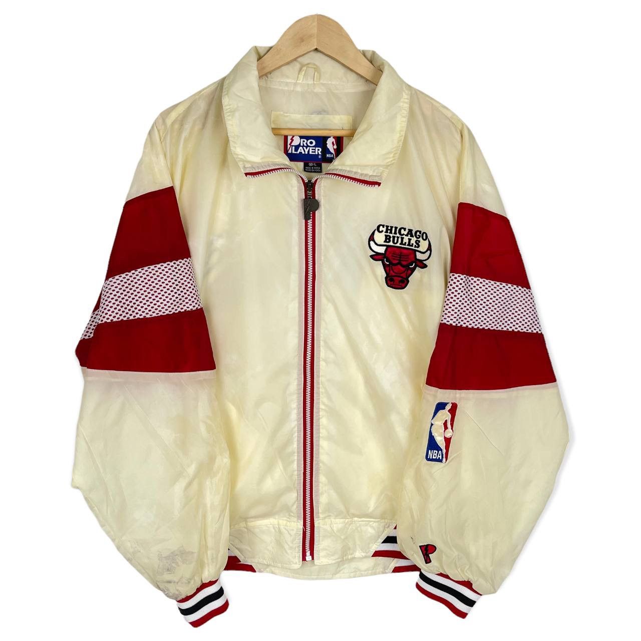 NBA × Pro Player Vintage Pro Player Nba Fan Apparel Chicago Bulls Jacket Size US L / EU 52-54 / 3 - 2 Thumbnail