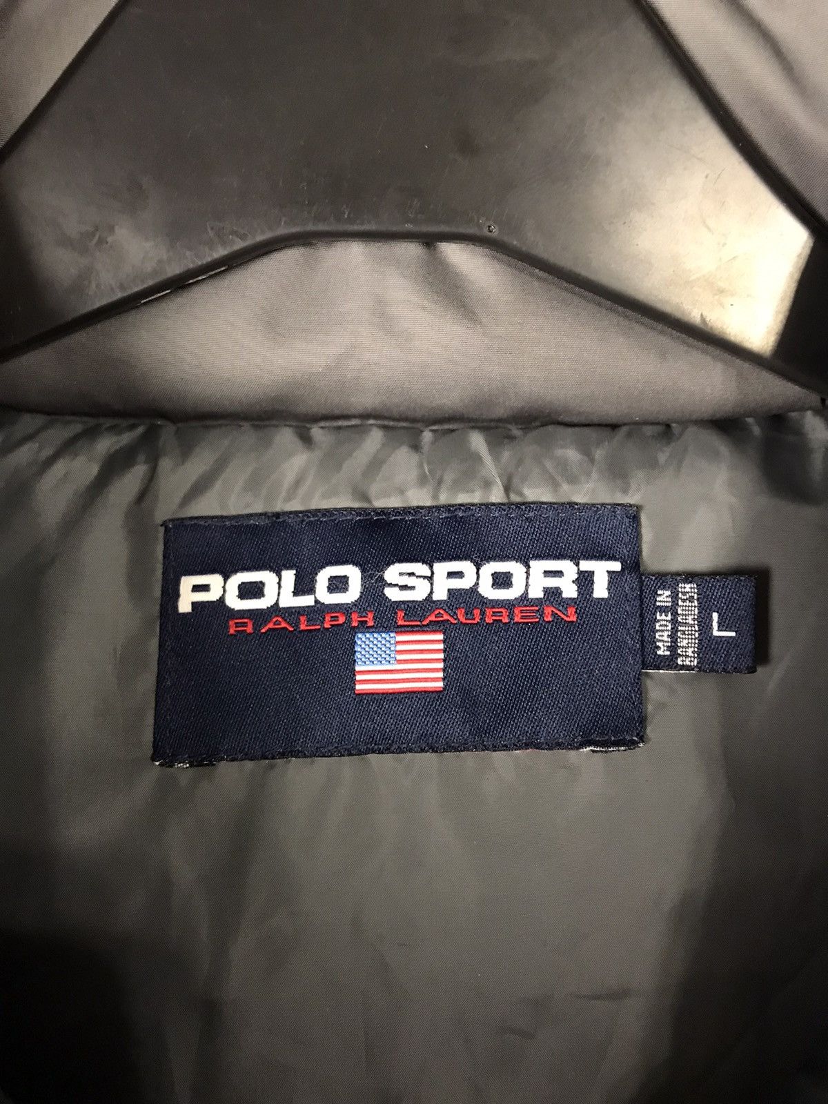 Polo Ralph Lauren × Vintage Vintage 90s Polo sport puffer Jacket Vest Size US L / EU 52-54 / 3 - 7 Thumbnail