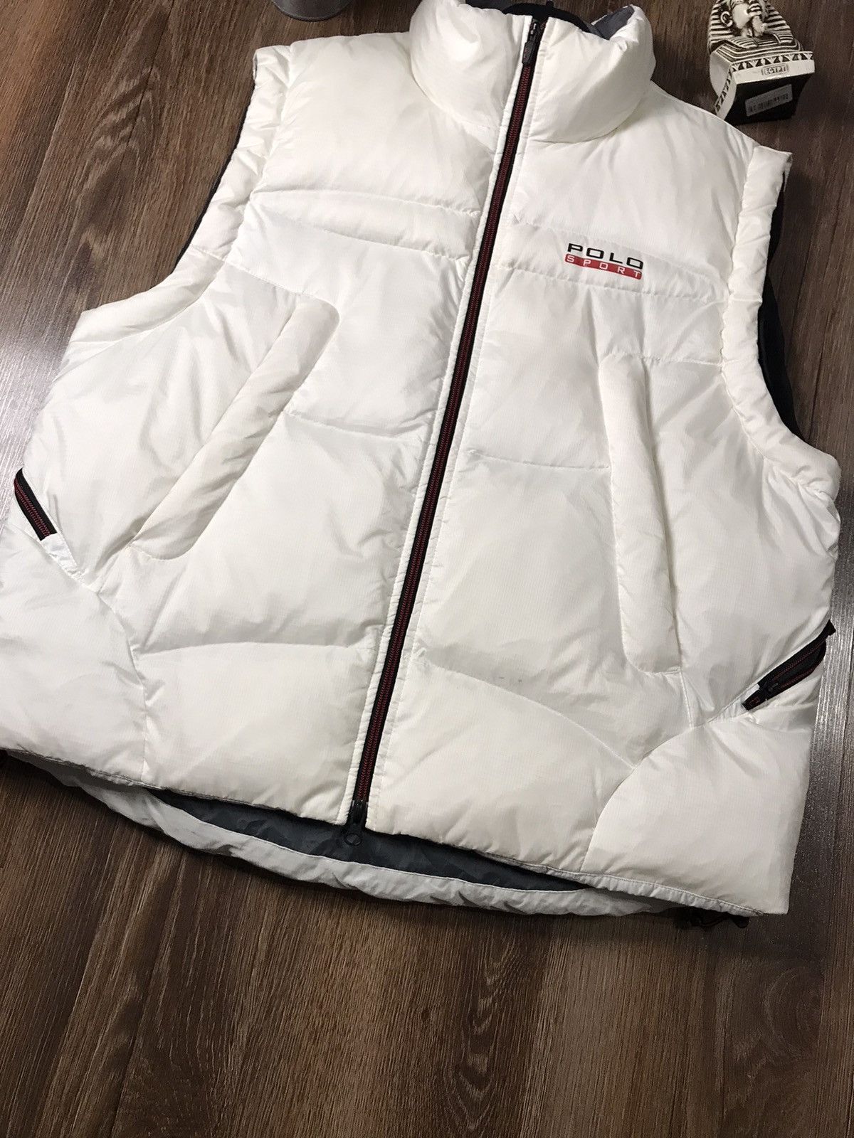 Polo Ralph Lauren × Vintage Vintage 90s Polo sport puffer Jacket Vest Size US L / EU 52-54 / 3 - 3 Thumbnail