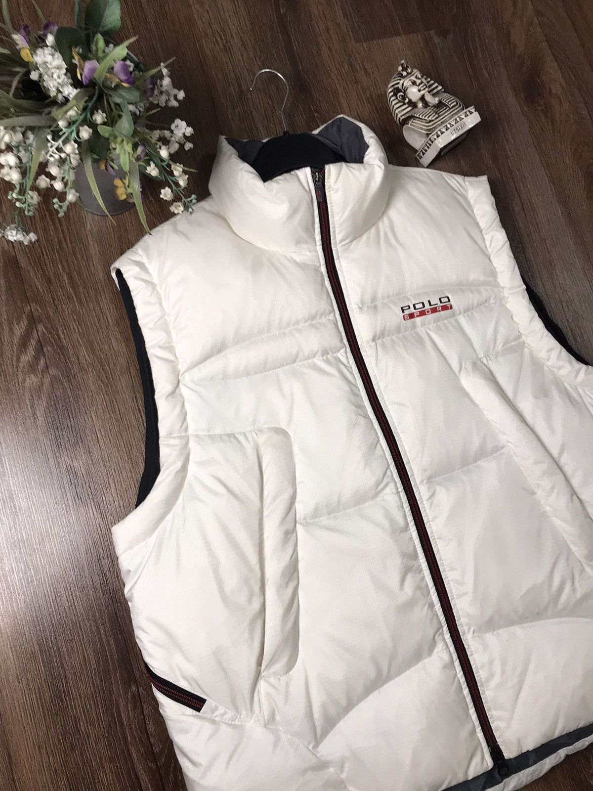 Polo Ralph Lauren × Vintage Vintage 90s Polo sport puffer Jacket Vest Size US L / EU 52-54 / 3 - 4 Thumbnail