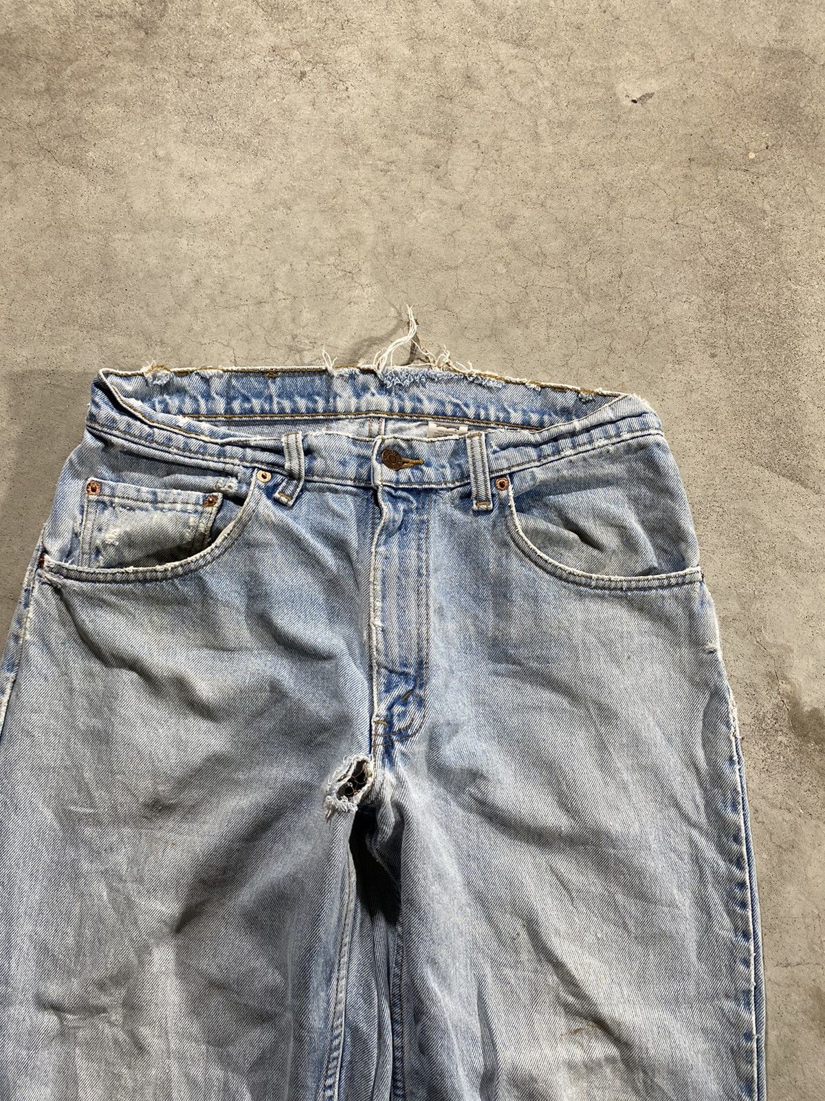 Levi's × Vintage Vintage 90’s Levis Light Wash Denim Jeans Size US 31 - 4 Thumbnail