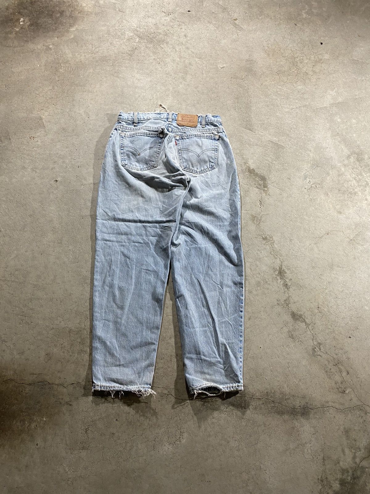 Levi's × Vintage Vintage 90’s Levis Light Wash Denim Jeans Size US 31 - 3 Thumbnail