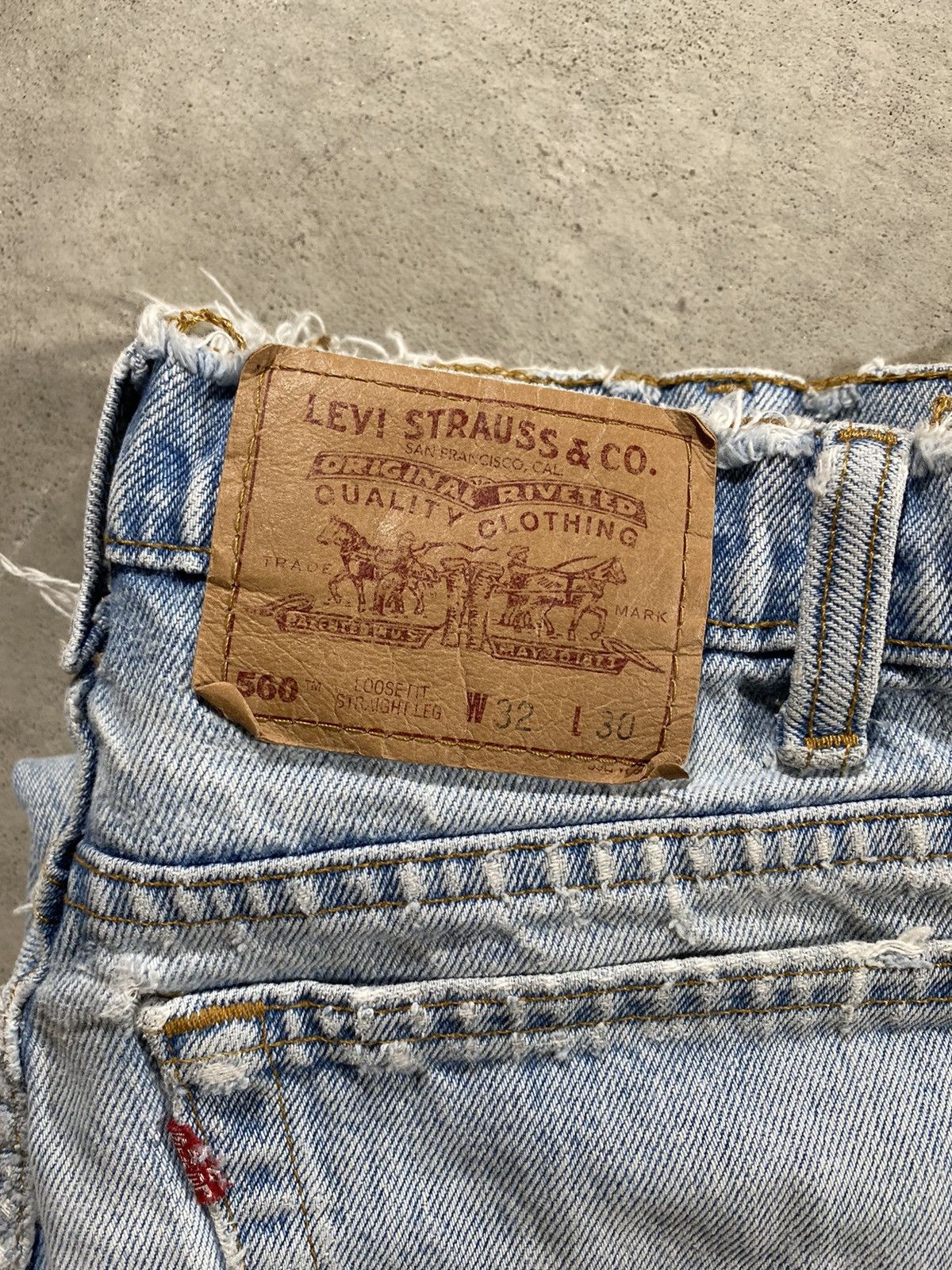 Levi's × Vintage Vintage 90’s Levis Light Wash Denim Jeans Size US 31 - 6 Thumbnail