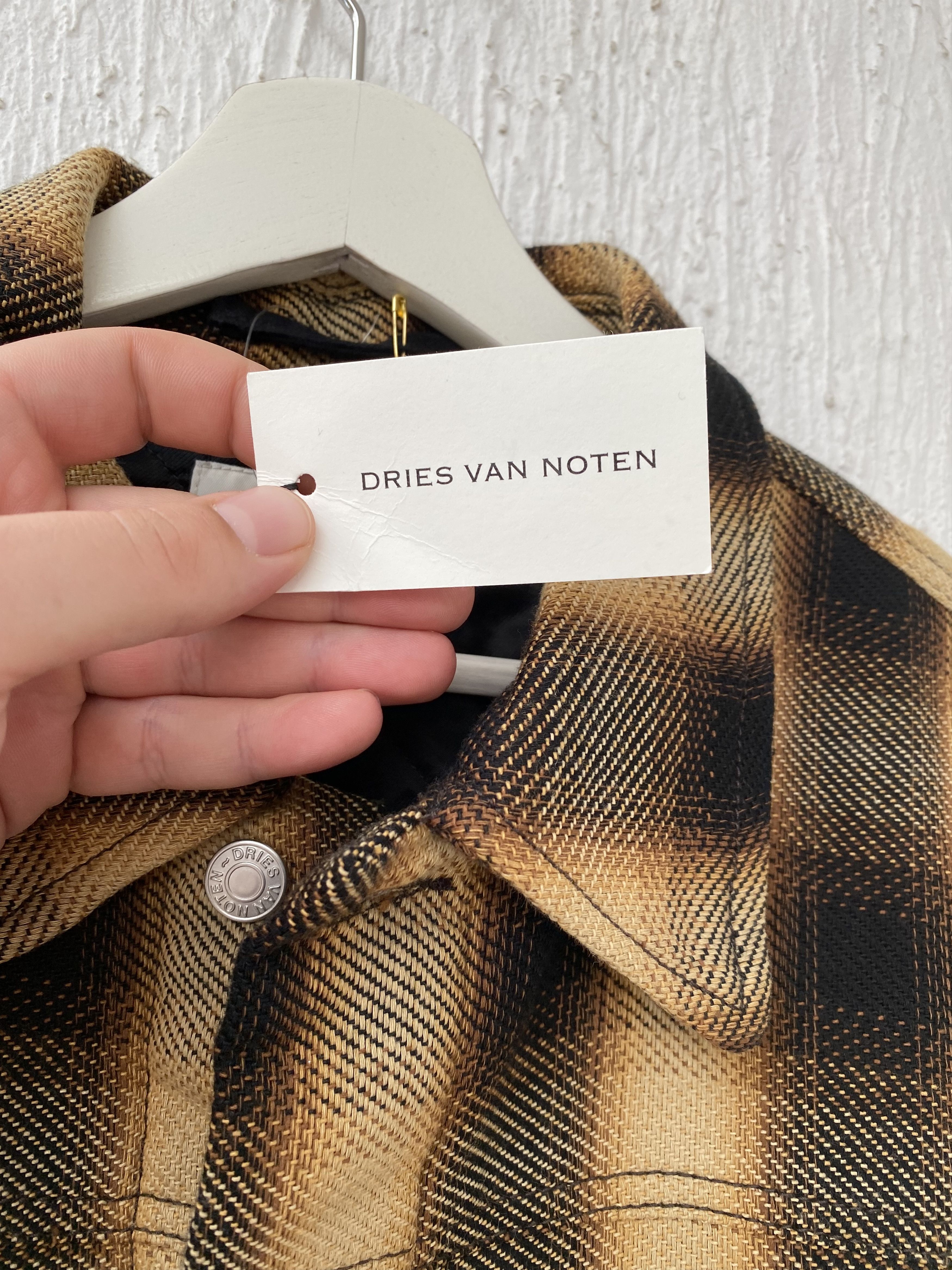 Dries Van Noten DRIED 'VALASH' CHECKED JACKET Size US L / EU 52-54 / 3 - 6 Thumbnail
