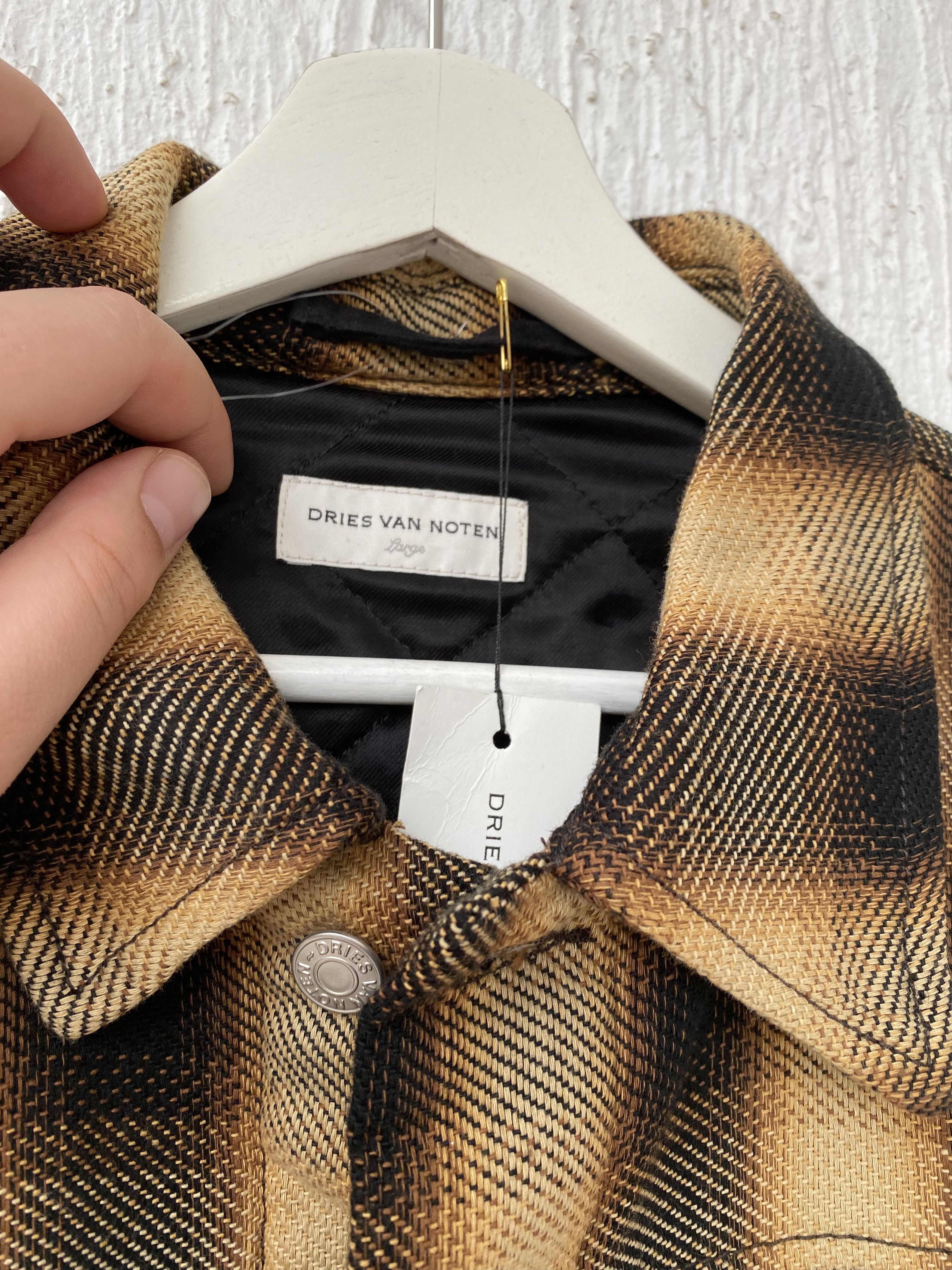 Dries Van Noten DRIED 'VALASH' CHECKED JACKET Size US L / EU 52-54 / 3 - 4 Thumbnail