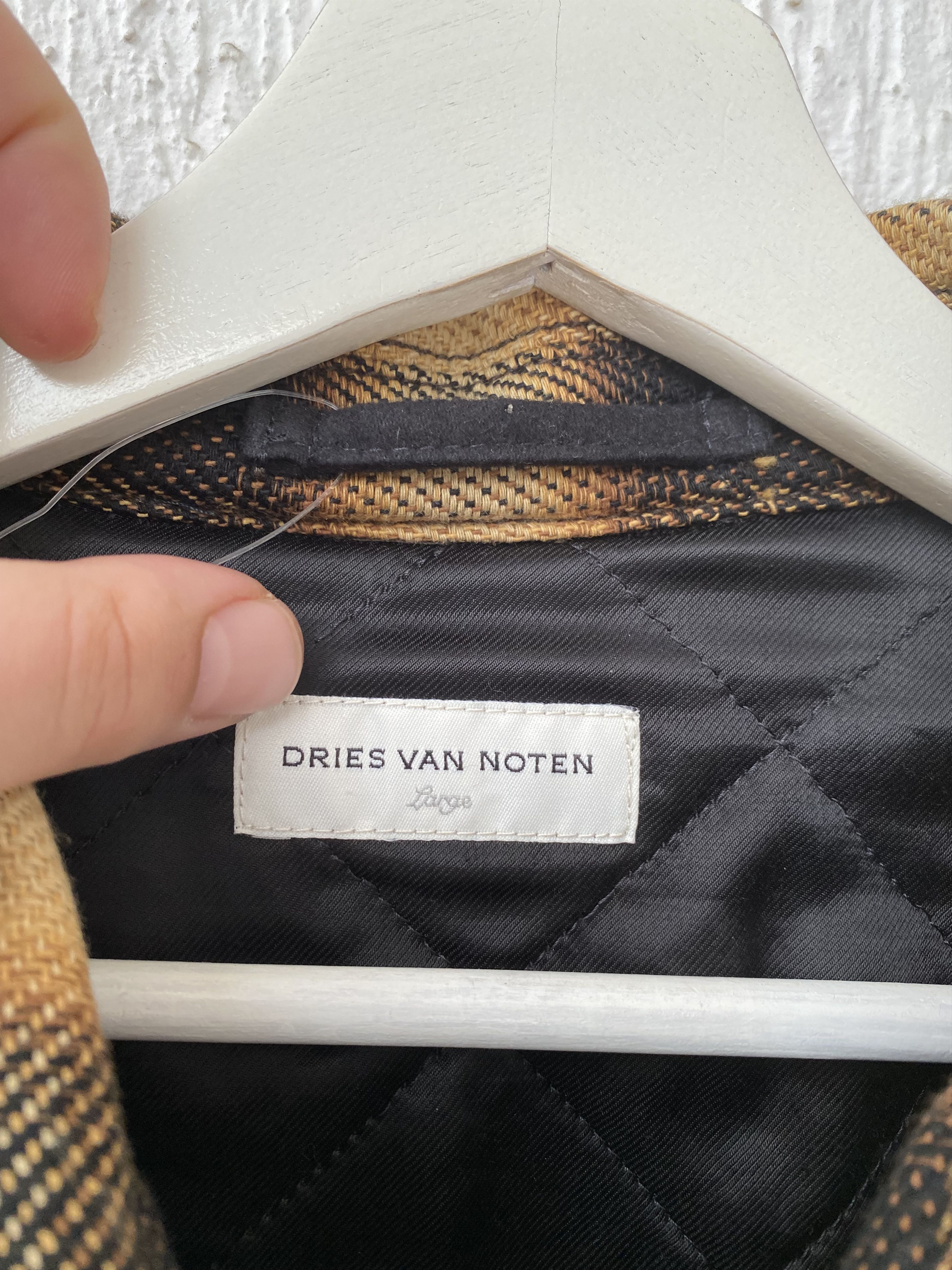 Dries Van Noten DRIED 'VALASH' CHECKED JACKET Size US L / EU 52-54 / 3 - 5 Thumbnail