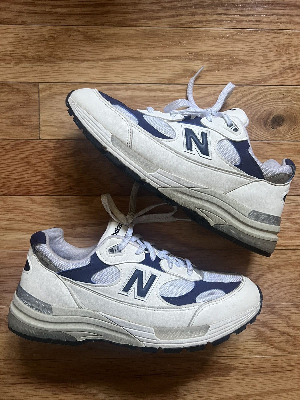 New Balance 992 White/Navy