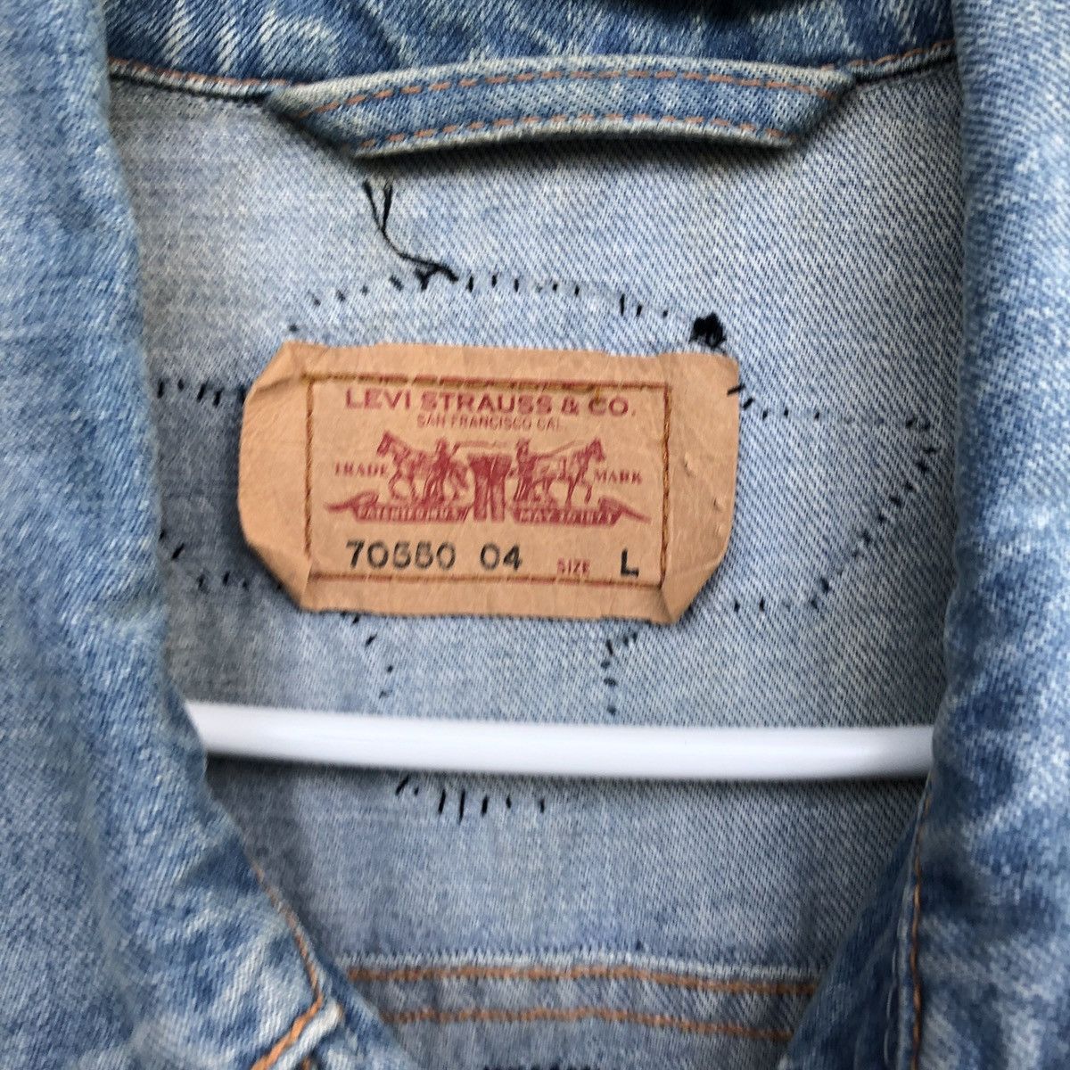 Levi's × Levi's Vintage Clothing Levis 90s jacket with metal vintage 90s patch Size US L / EU 52-54 / 3 - 6 Thumbnail
