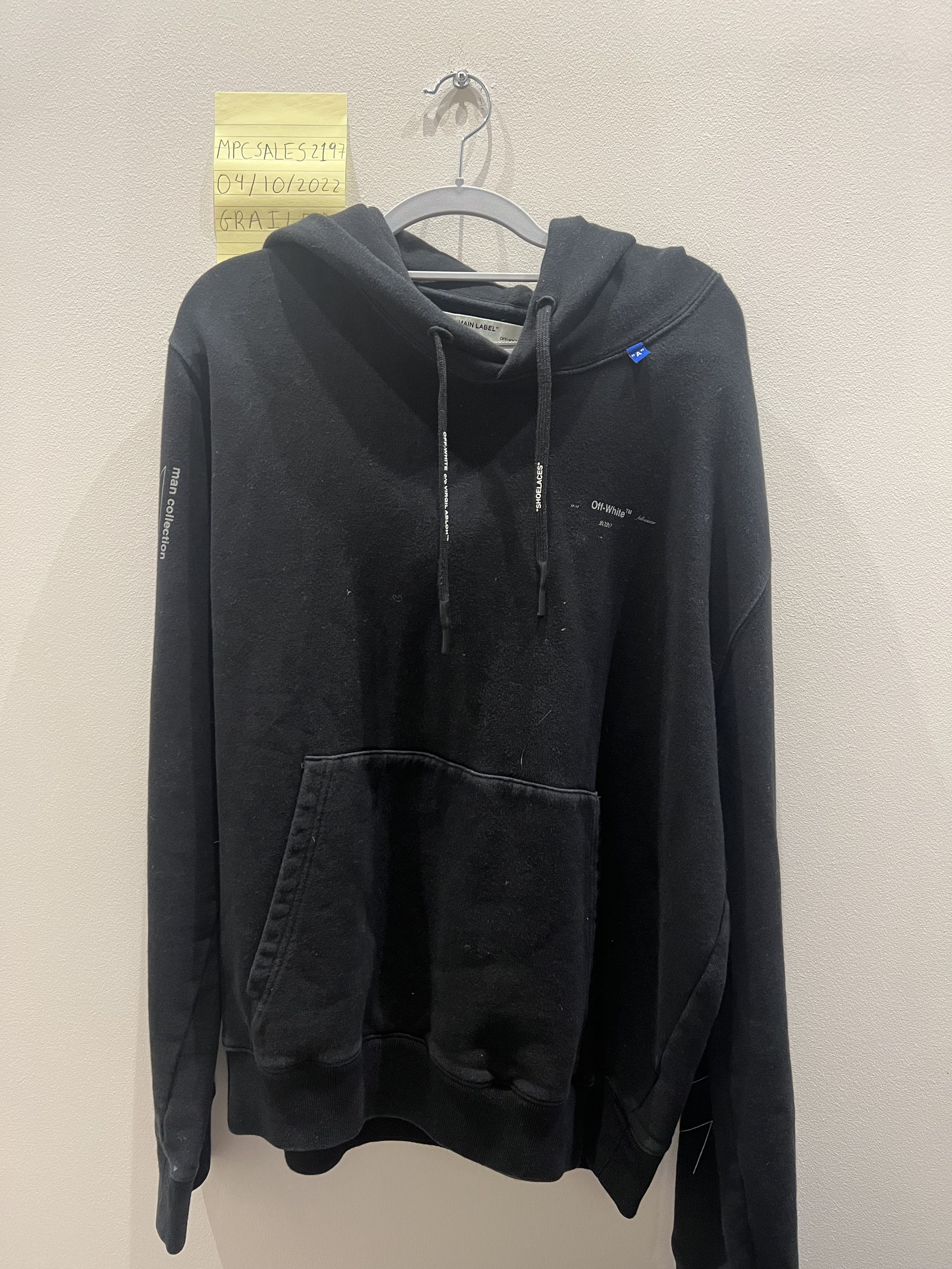 Off White Unfinished Hoodie | Grailed