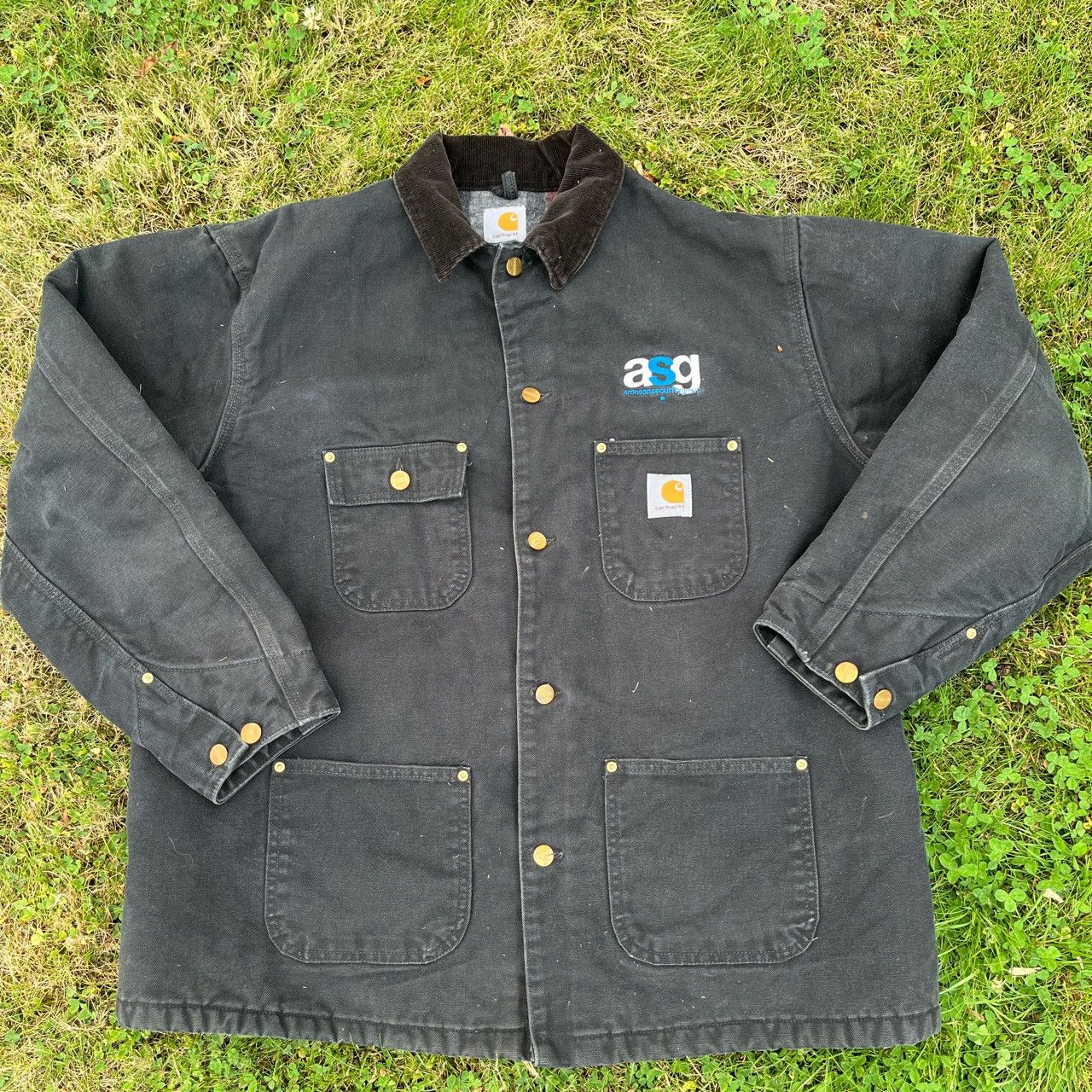 Vintage Vintage Black Carhartt Jacket Wool Lining | Grailed