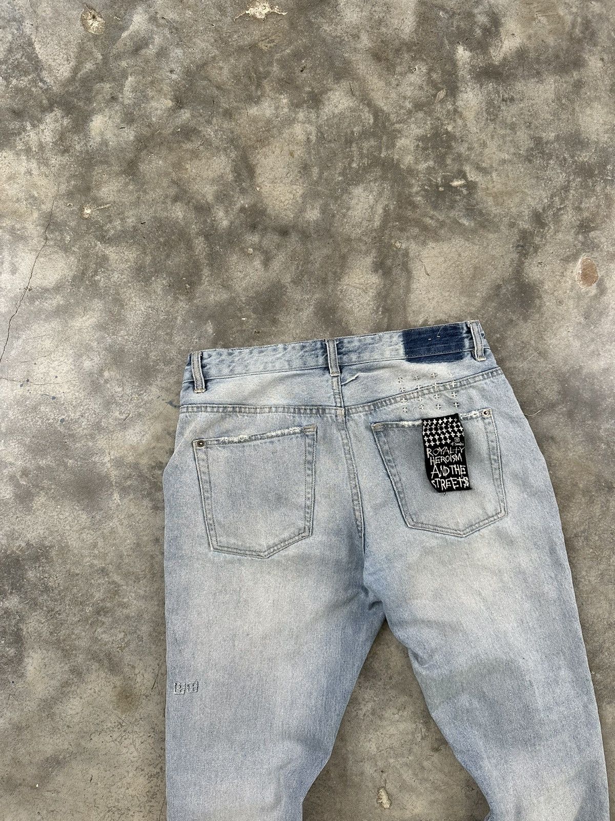 Ksubi Ksubi Wolfgang " Super Clean Freak " Distressed Denim Sz. 31 Size US 31 - 2 Thumbnail