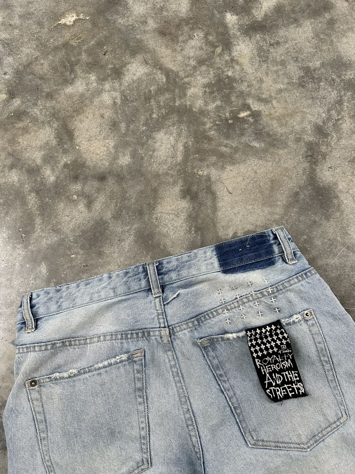Ksubi Ksubi Wolfgang " Super Clean Freak " Distressed Denim Sz. 31 Size US 31 - 3 Thumbnail