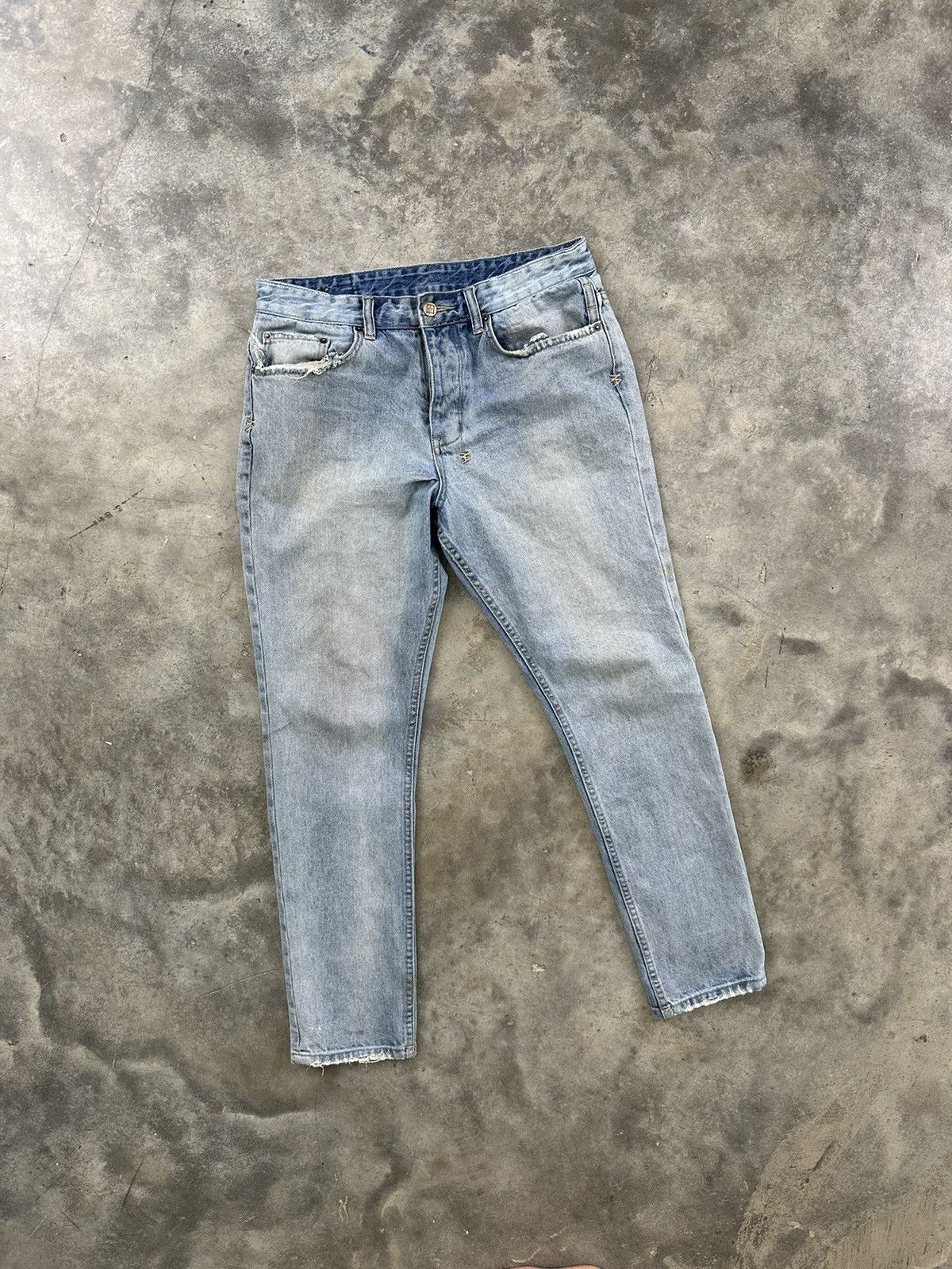 Ksubi Ksubi Wolfgang " Super Clean Freak " Distressed Denim Sz. 31 Size US 31 - 4 Thumbnail