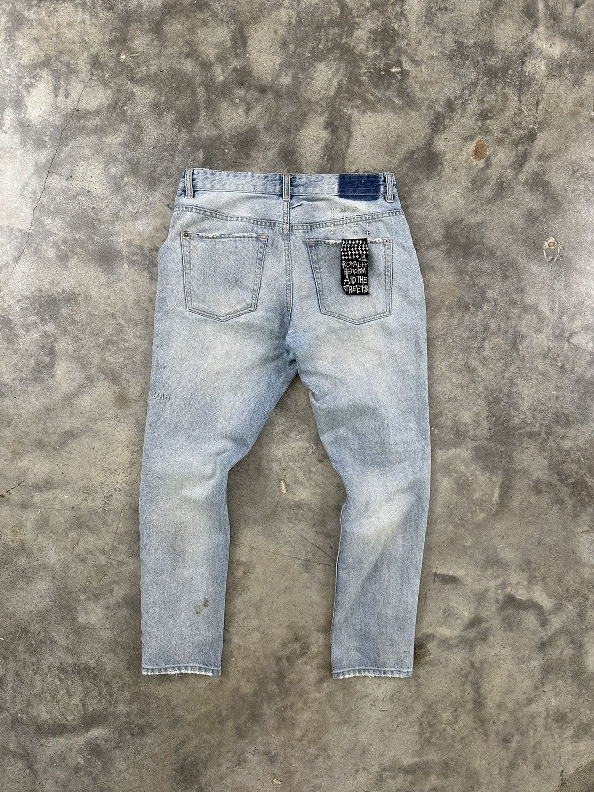 Ksubi Ksubi Wolfgang " Super Clean Freak " Distressed Denim Sz. 31 Size US 31 - 1 Thumbnail