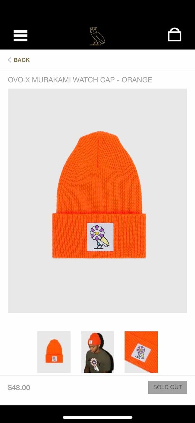 Drake OVO X TAKASHI MURAKAMI BEANIE BRAND NEW Size ONE SIZE - 4 Thumbnail