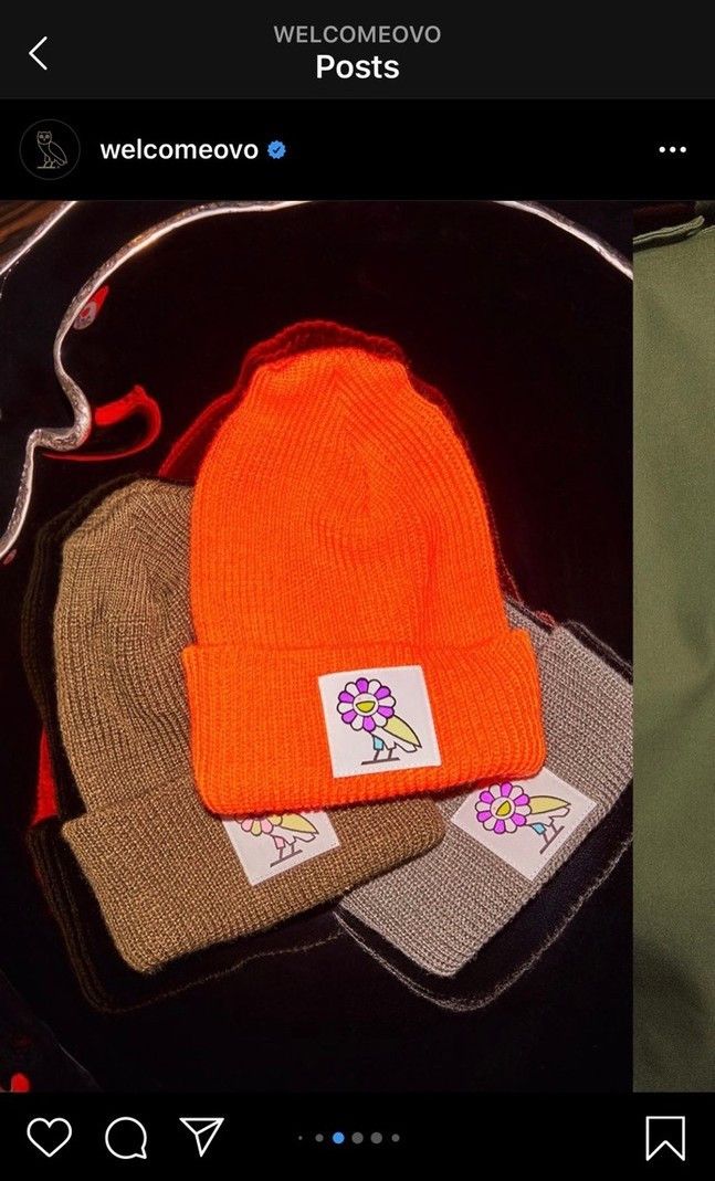 Drake OVO X TAKASHI MURAKAMI BEANIE BRAND NEW Size ONE SIZE - 3 Thumbnail