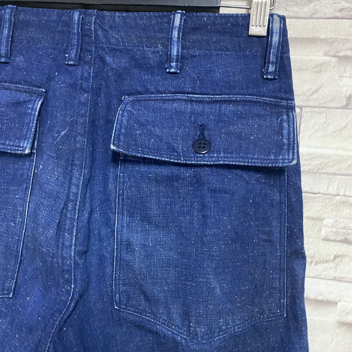 Fujito FUJITO Denim Fatigue Pants Orslow Size US 30 / EU 46 - 15 Thumbnail
