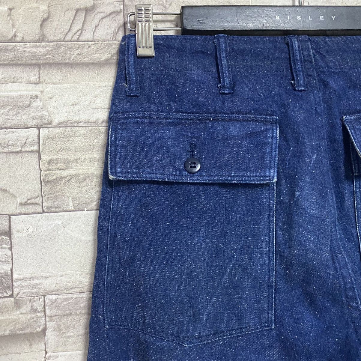 Fujito FUJITO Denim Fatigue Pants Orslow Size US 30 / EU 46 - 14 Thumbnail