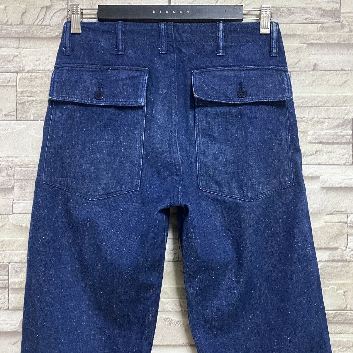 Fujito FUJITO Denim Fatigue Pants Orslow Size US 30 / EU 46 - 10 Thumbnail