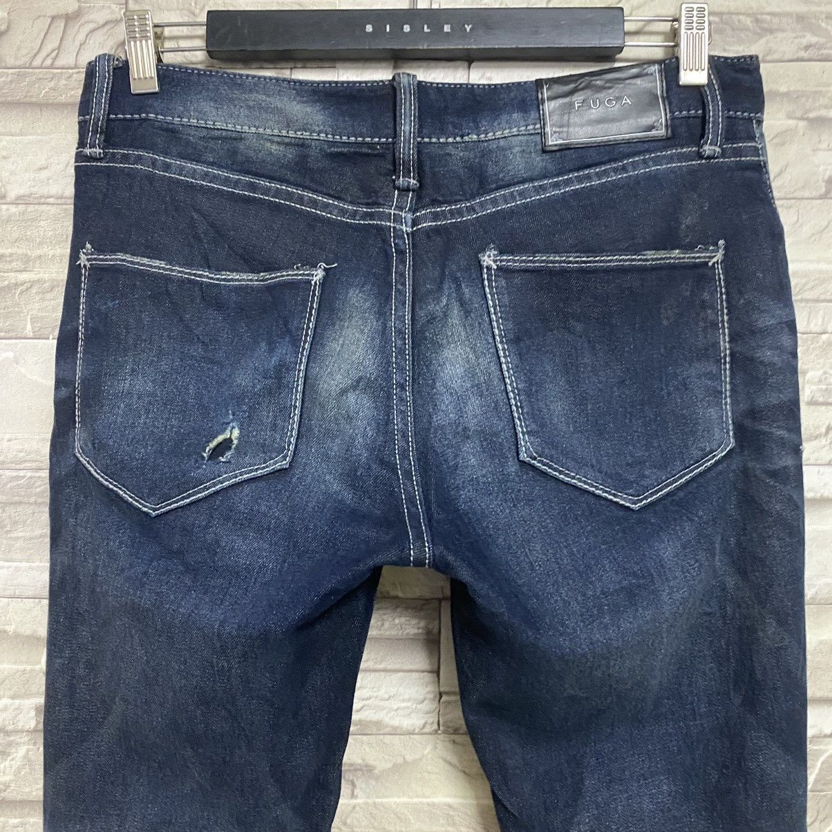 GOSTAR DE FUGA Japanese Brand FUGA Denim Skinny Jeans Stretch Size US 31 - 10 Thumbnail