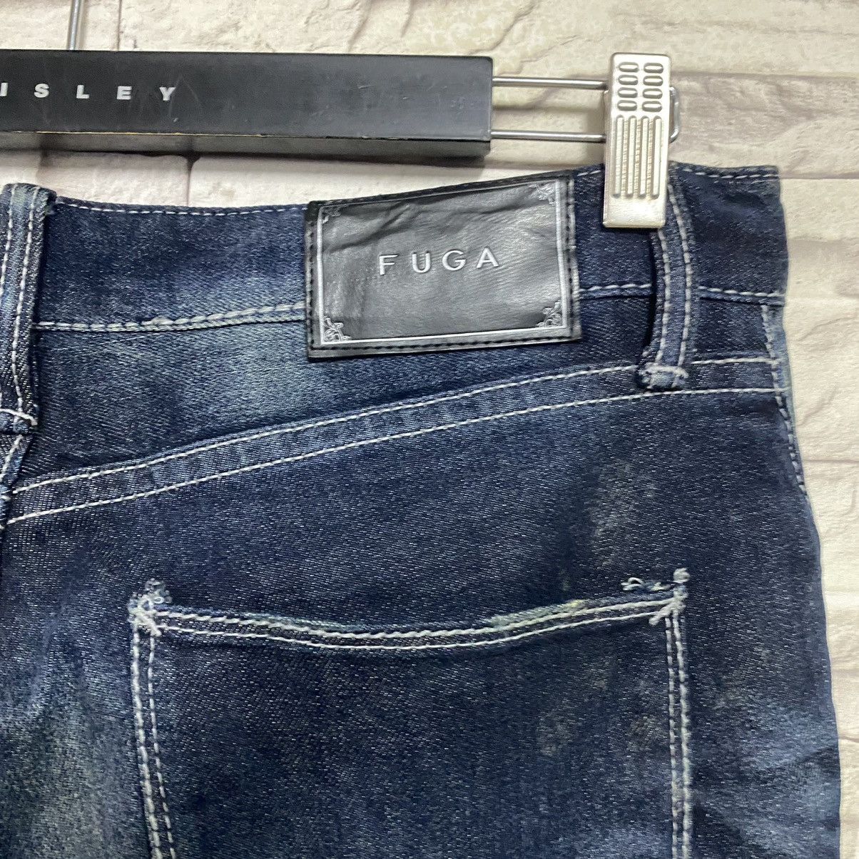 GOSTAR DE FUGA Japanese Brand FUGA Denim Skinny Jeans Stretch Size US 31 - 13 Thumbnail