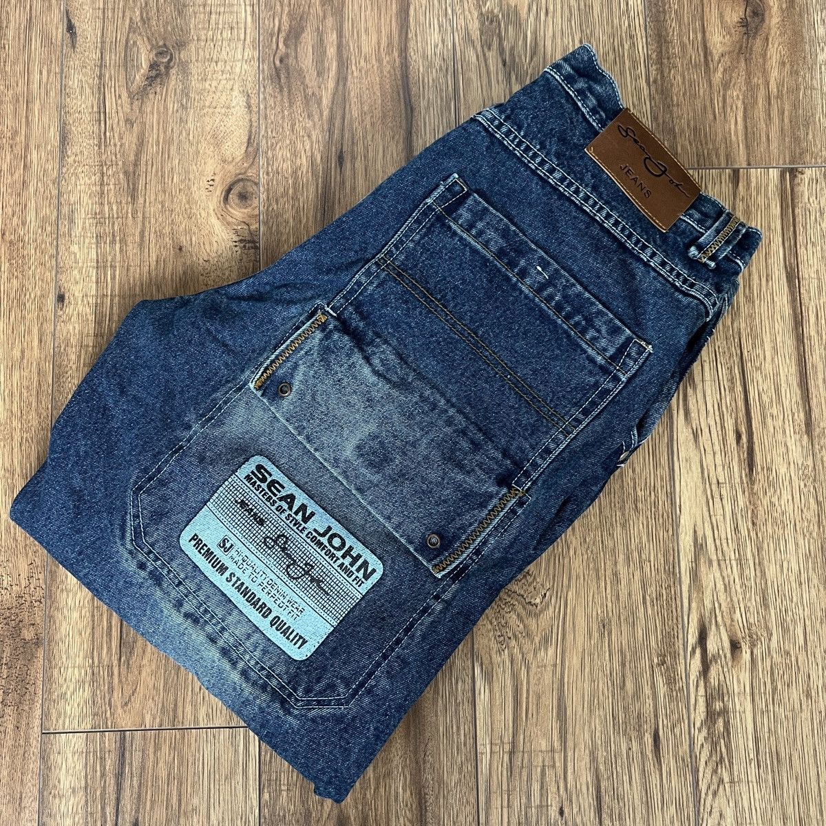 vintage Sean John ID graphic multi-pocket jeans