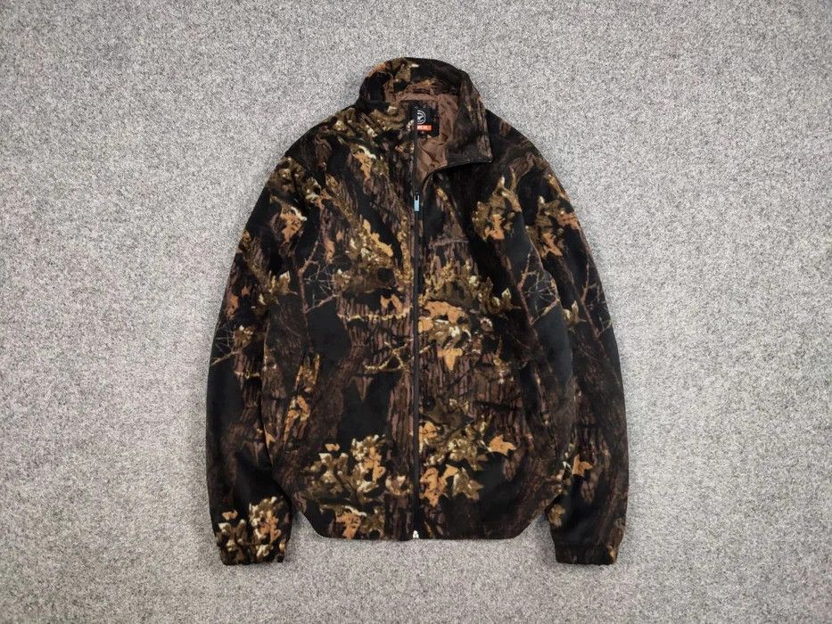 Mossy Oaks × Vintage Vintage Mossy Oak Realtree Fleece Zip Jacket Y2K Streetwear Size US L / EU 52-54 / 3 - 1 Thumbnail