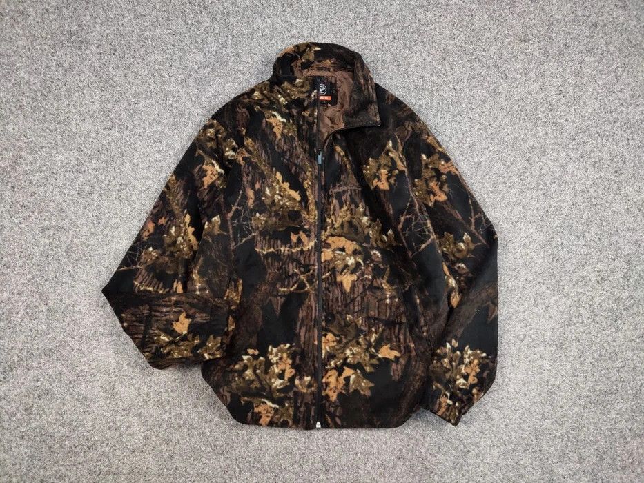 Mossy Oaks × Vintage Vintage Mossy Oak Realtree Fleece Zip Jacket Y2K Streetwear Size US L / EU 52-54 / 3 - 5 Thumbnail