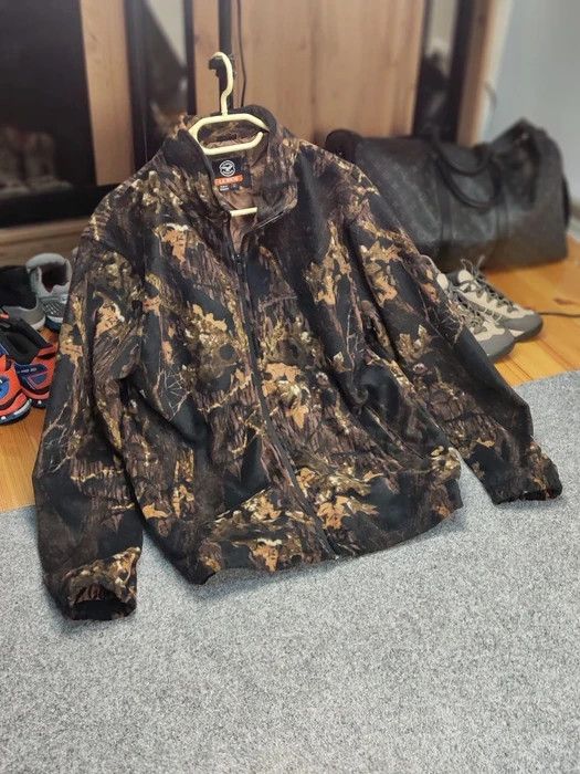 Mossy Oaks × Vintage Vintage Mossy Oak Realtree Fleece Zip Jacket Y2K Streetwear Size US L / EU 52-54 / 3 - 10 Thumbnail