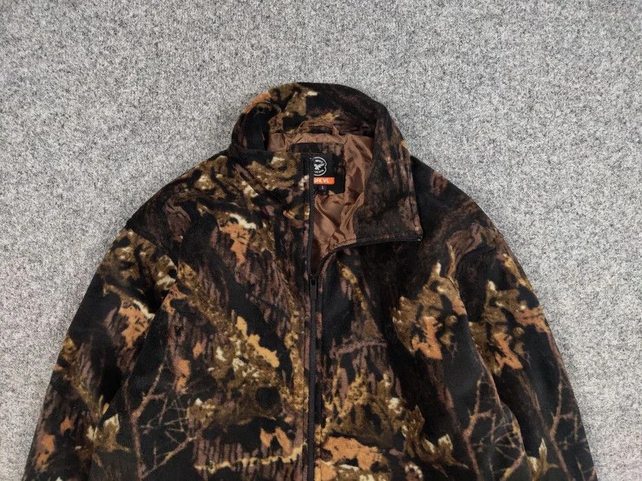 Mossy Oaks × Vintage Vintage Mossy Oak Realtree Fleece Zip Jacket Y2K Streetwear Size US L / EU 52-54 / 3 - 3 Thumbnail