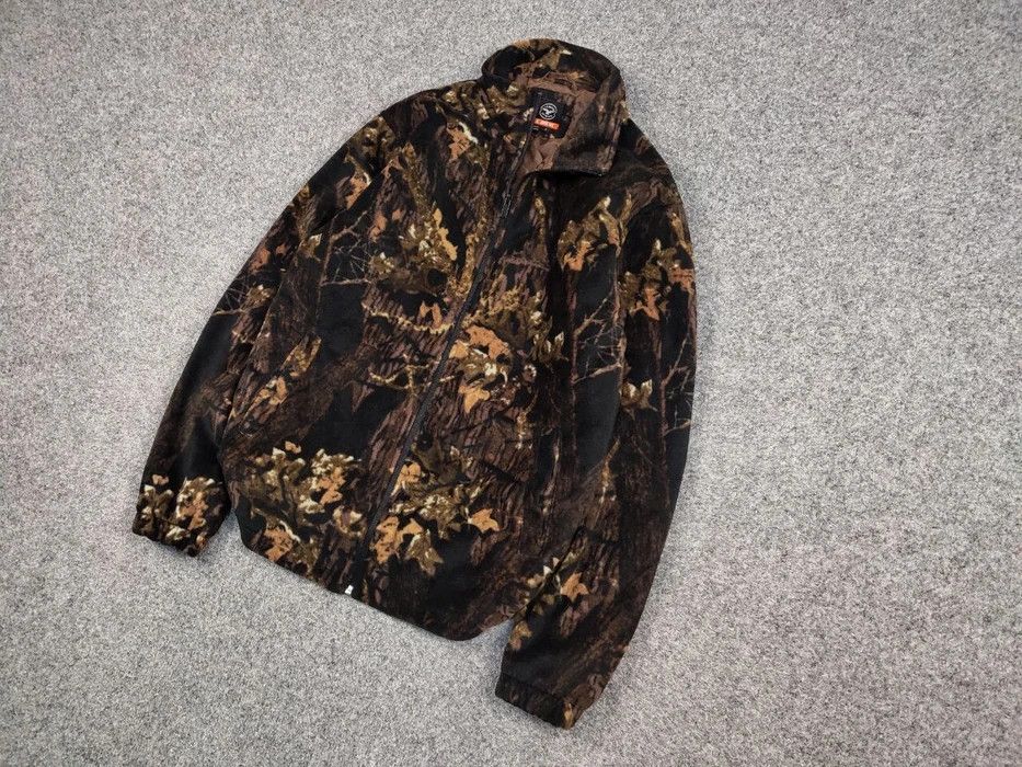 Mossy Oaks × Vintage Vintage Mossy Oak Realtree Fleece Zip Jacket Y2K Streetwear Size US L / EU 52-54 / 3 - 2 Thumbnail